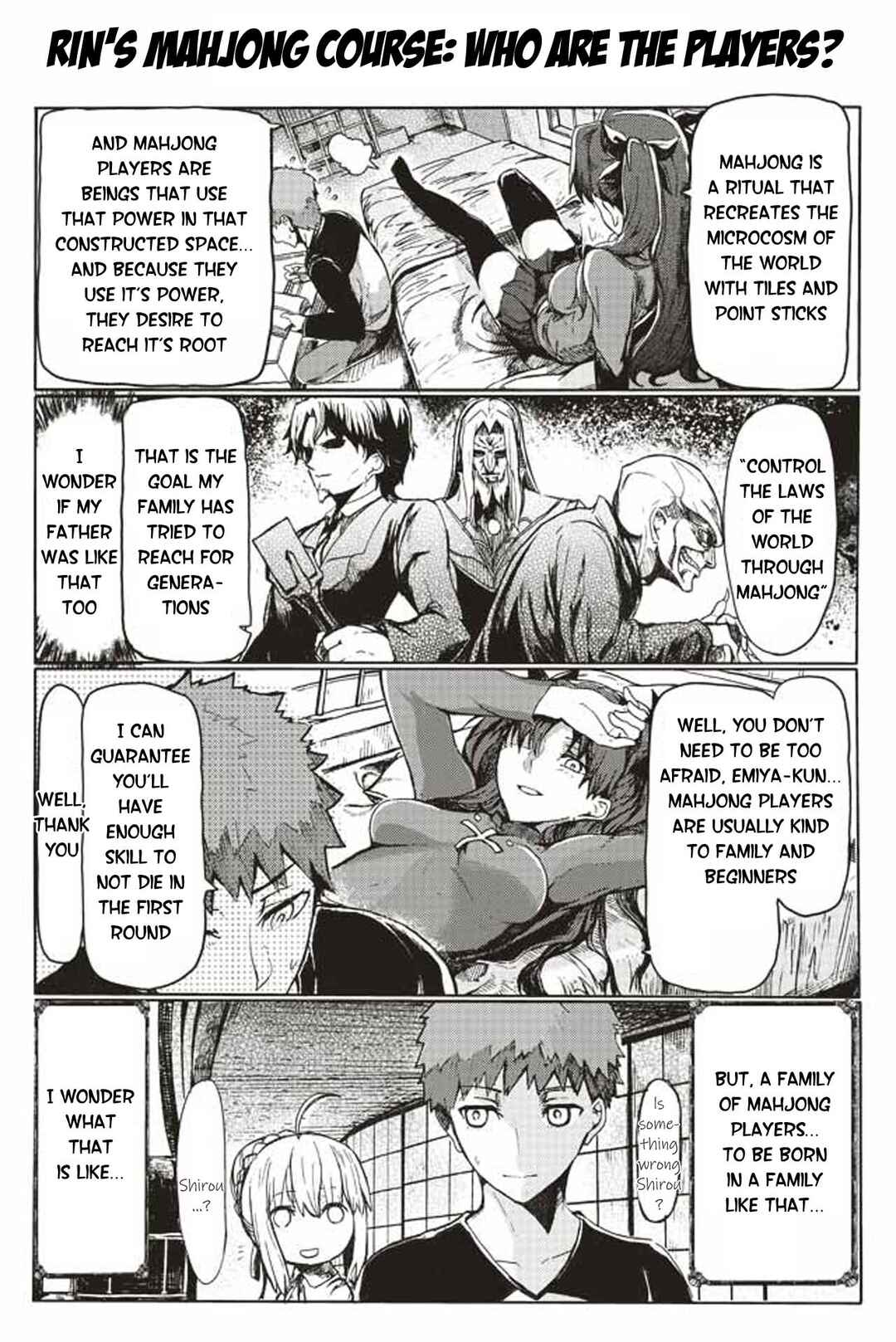 Page 1 Chapter 149 Fate/mahjong night - Seihai Sensou