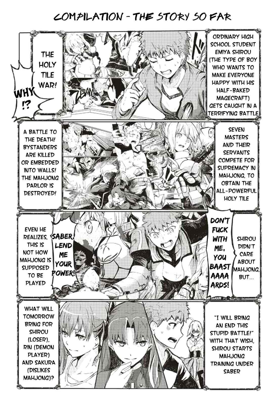 Page 1 Chapter 70 Fate/mahjong night - Seihai Sensou