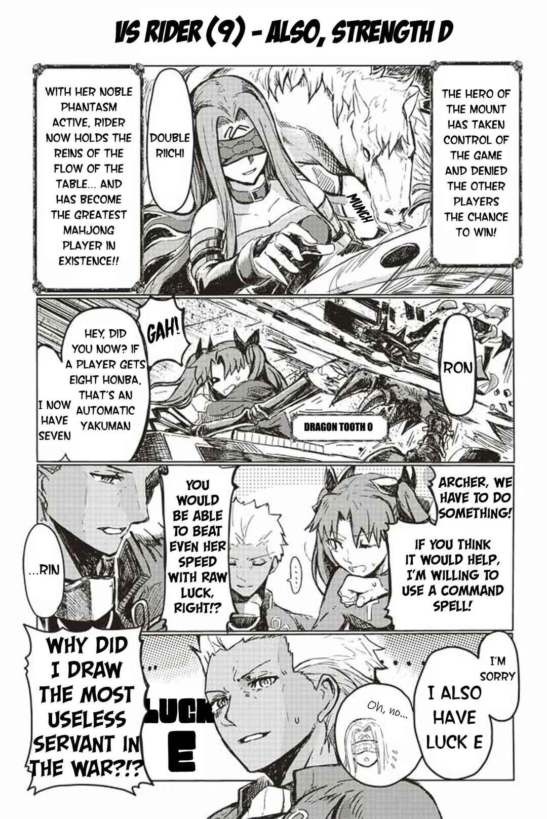 Page 1 Chapter 93 Fate/mahjong night - Seihai Sensou