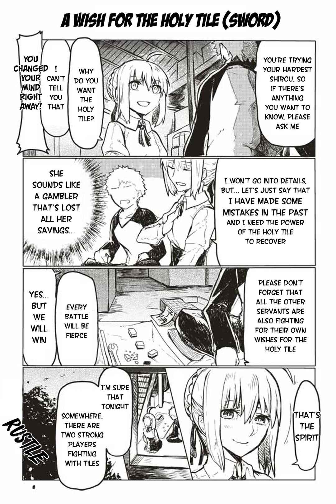 Page 1 Chapter 99 Fate/mahjong night - Seihai Sensou
