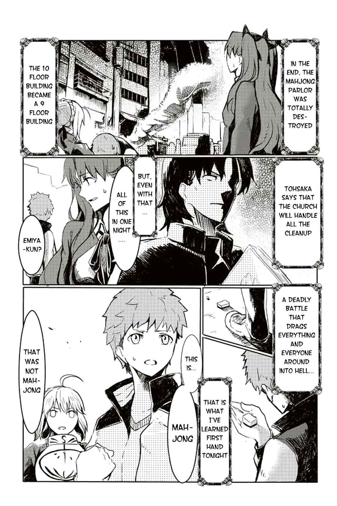 Page 1 Chapter 46 Fate/mahjong night - Seihai Sensou