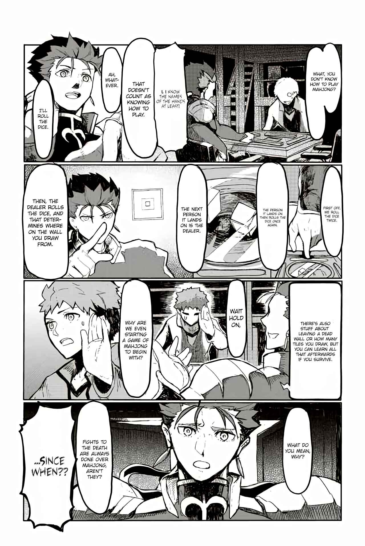 Page 2 Chapter 14 Fate/mahjong night - Seihai Sensou