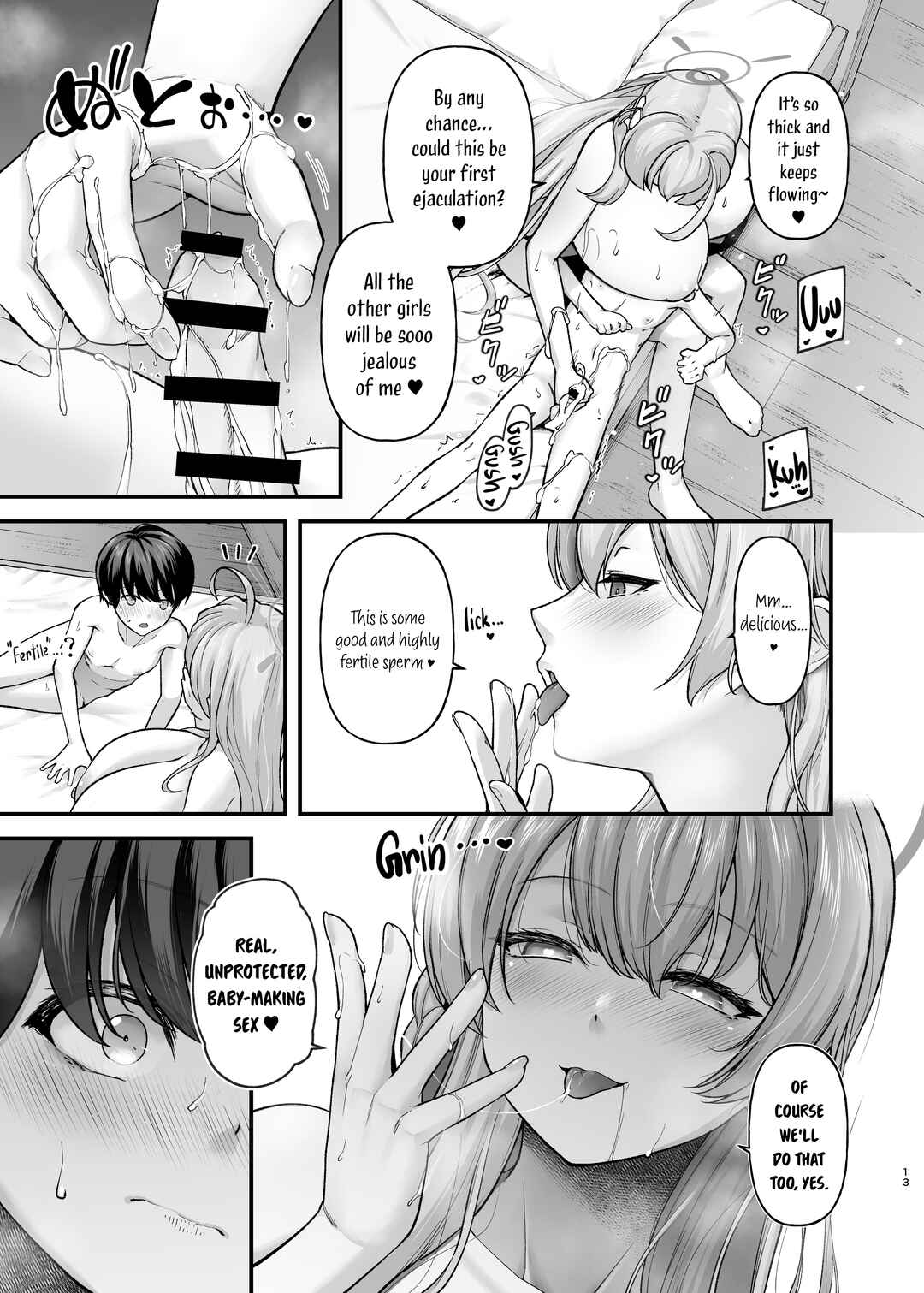 Page 13 Chapter Unknown_b4bf Blue Archive - Fetish Archive (Doujinshi)