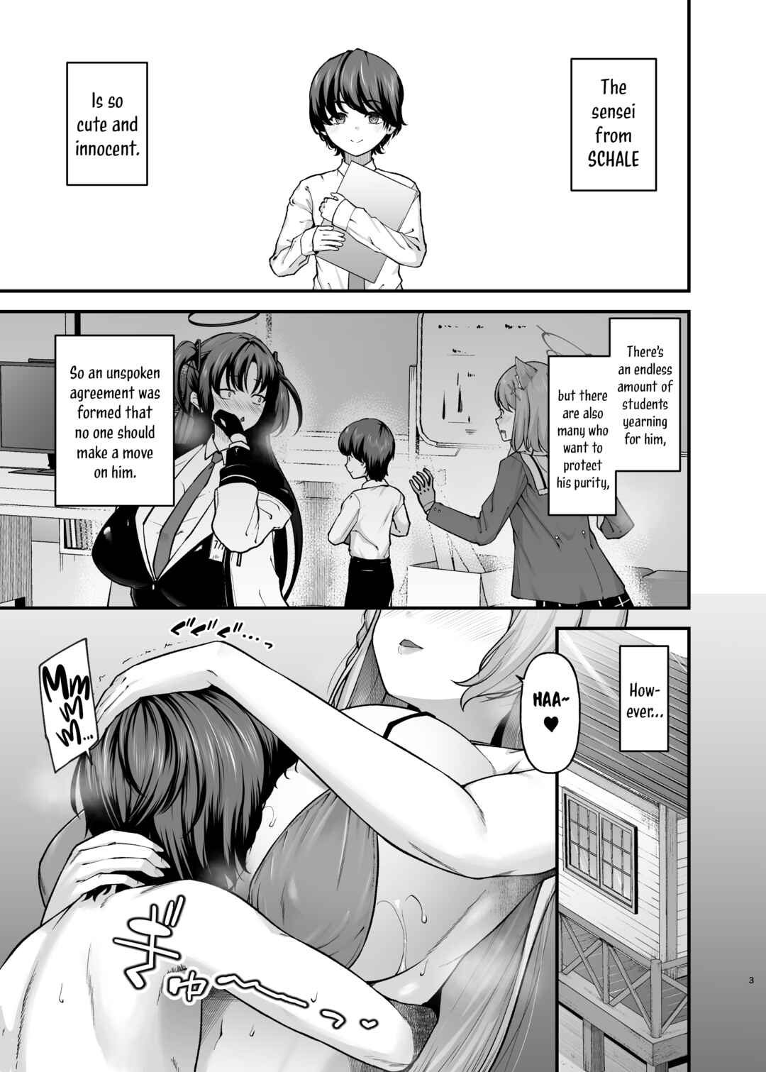Page 3 Chapter Unknown_b4bf Blue Archive - Fetish Archive (Doujinshi)