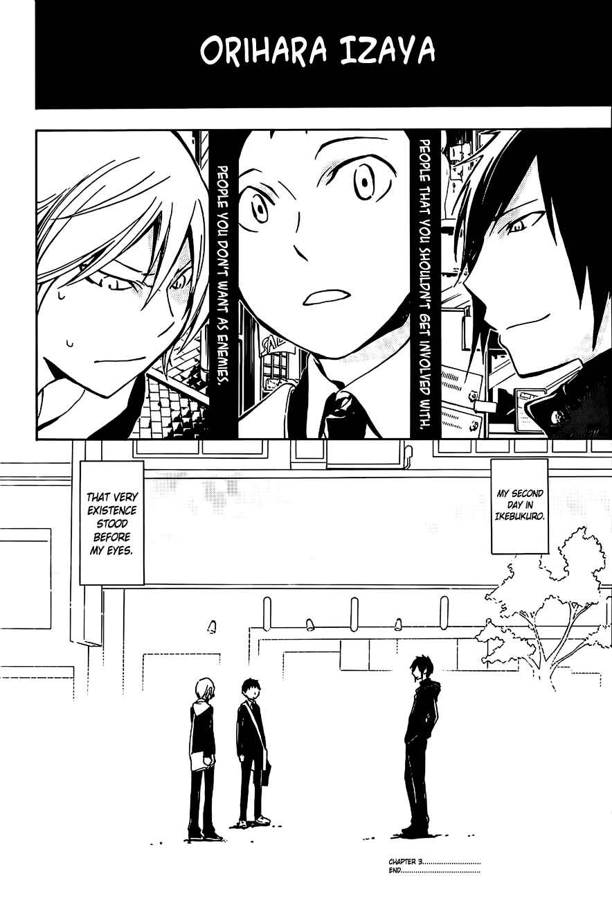 Page 30 Chapter 3 Durarara!!