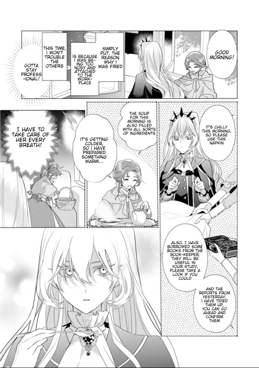 Page 4 Chapter 6 The Fed-Up Office Lady Wants to Serve the Villainess