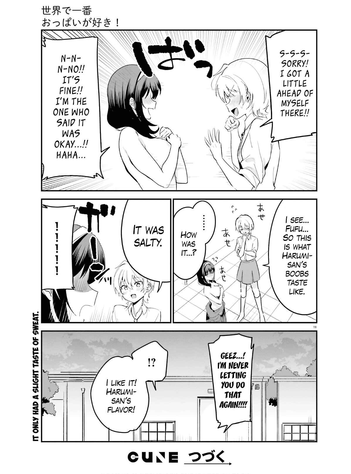 Page 11 Chapter 38 Sekai de Ichiban Oppai ga Suki!