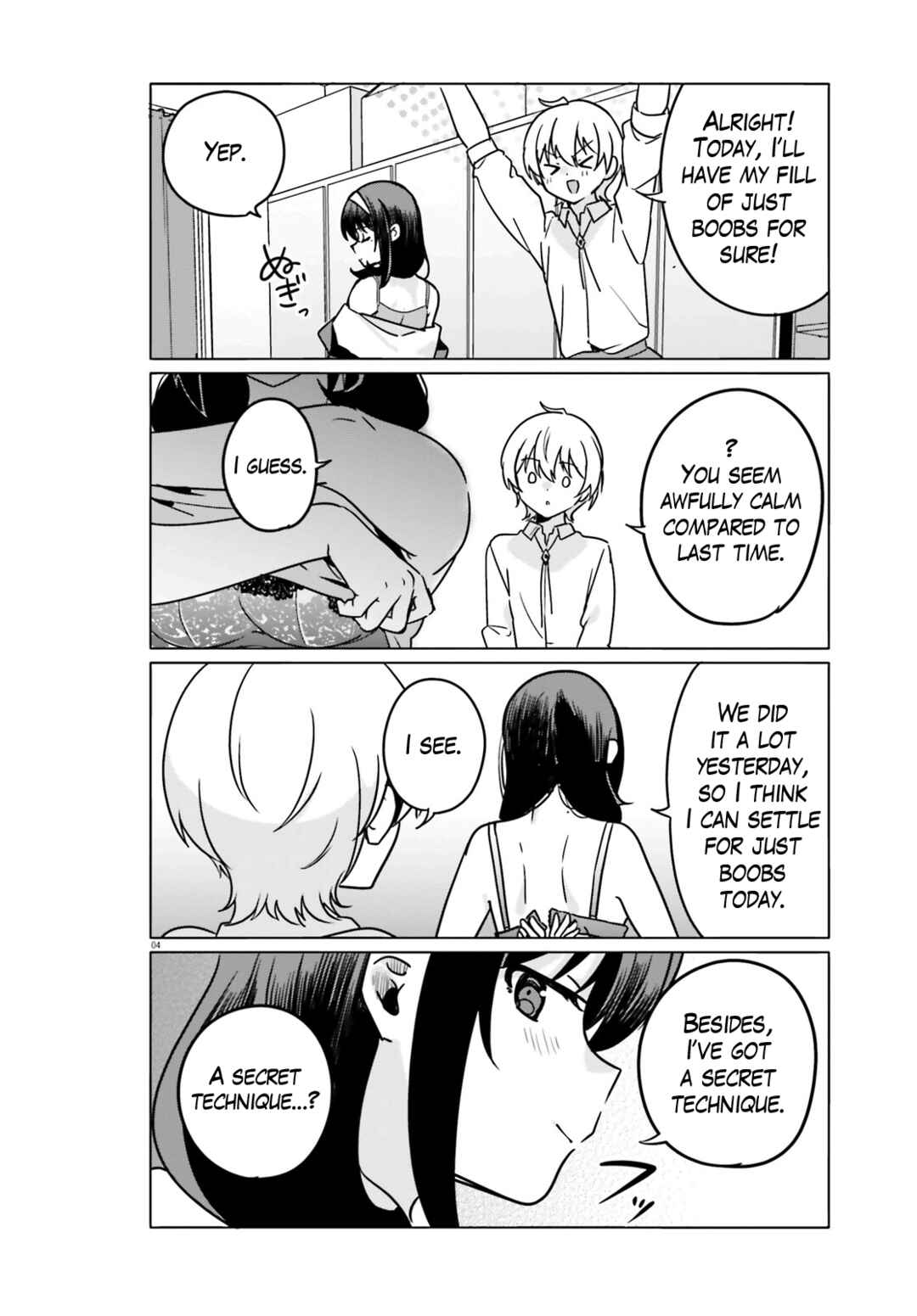 Page 4 Chapter 70 Sekai de Ichiban Oppai ga Suki!