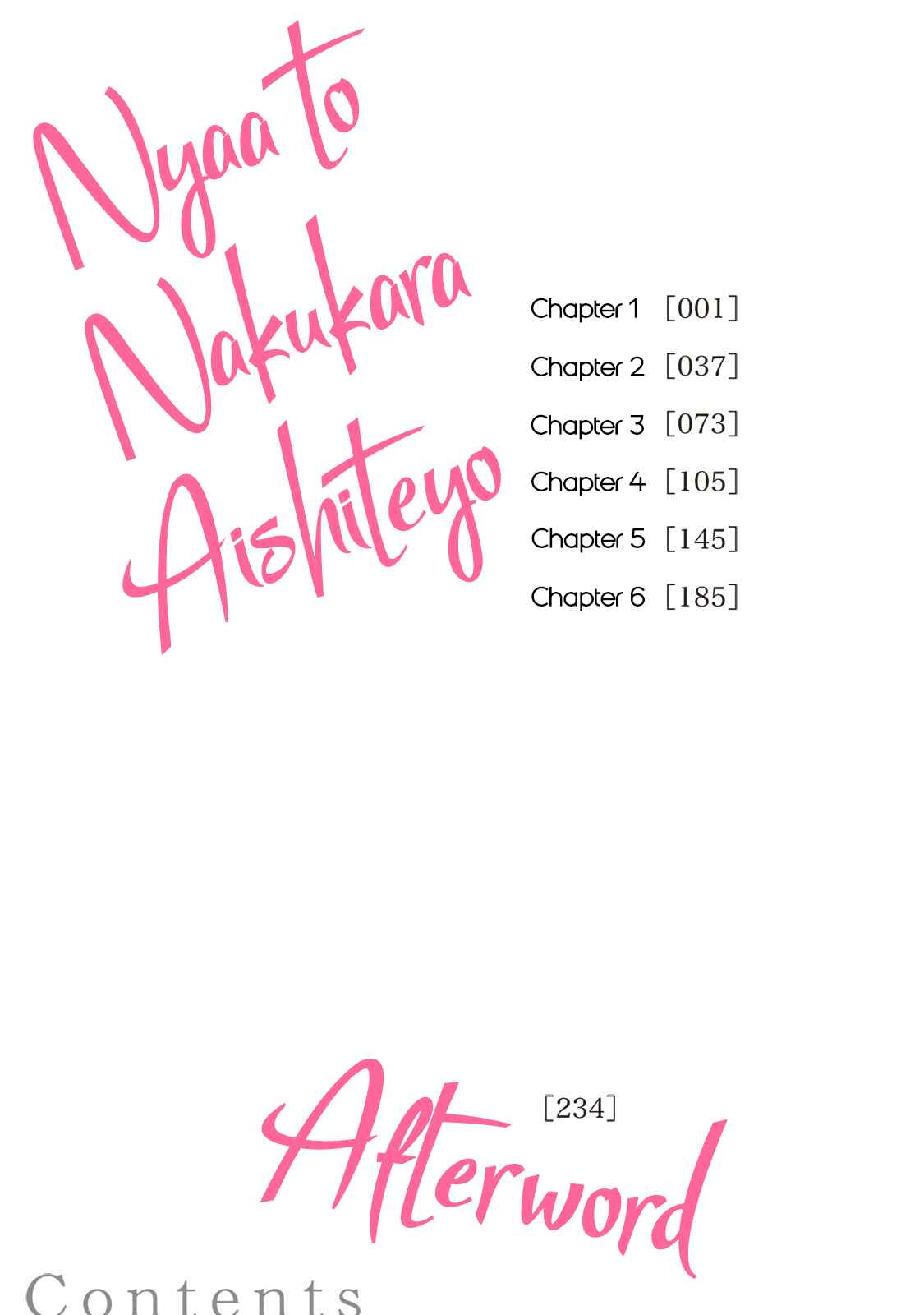 Page 7 Chapter 1 Nyaa to Nakukara Aishiteyo