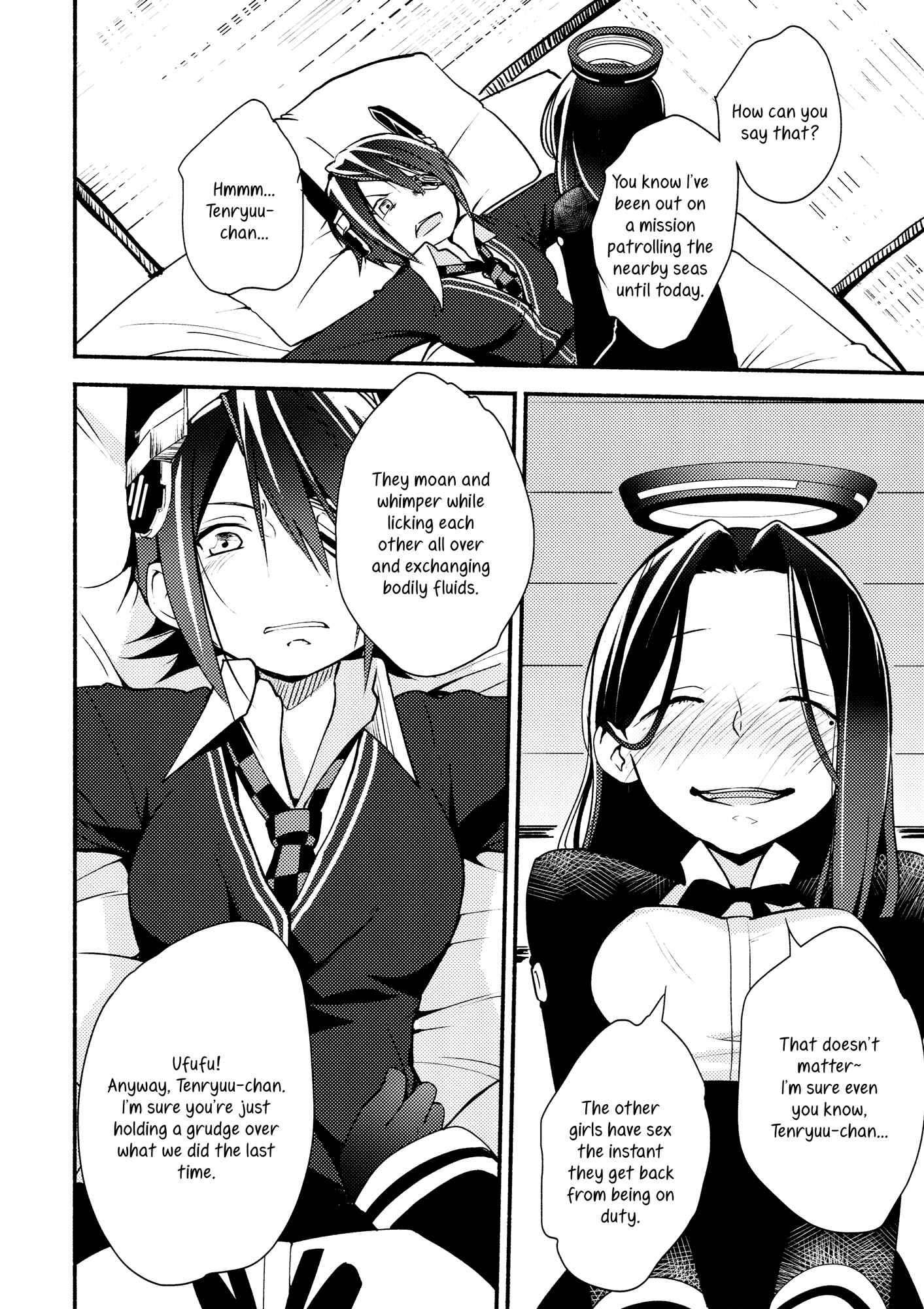 Page 7 Chapter Unknown_1e15 Kantai Collection -KanColle- Tenryuu-chan wa Yasashii Kara (Doujinshi)