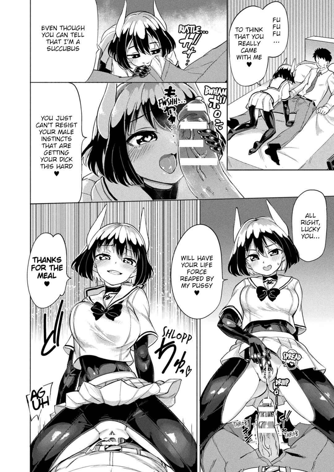 Page 2 Chapter 6 Succubus-chan to Jaaku na Futanari Motokano Gundan