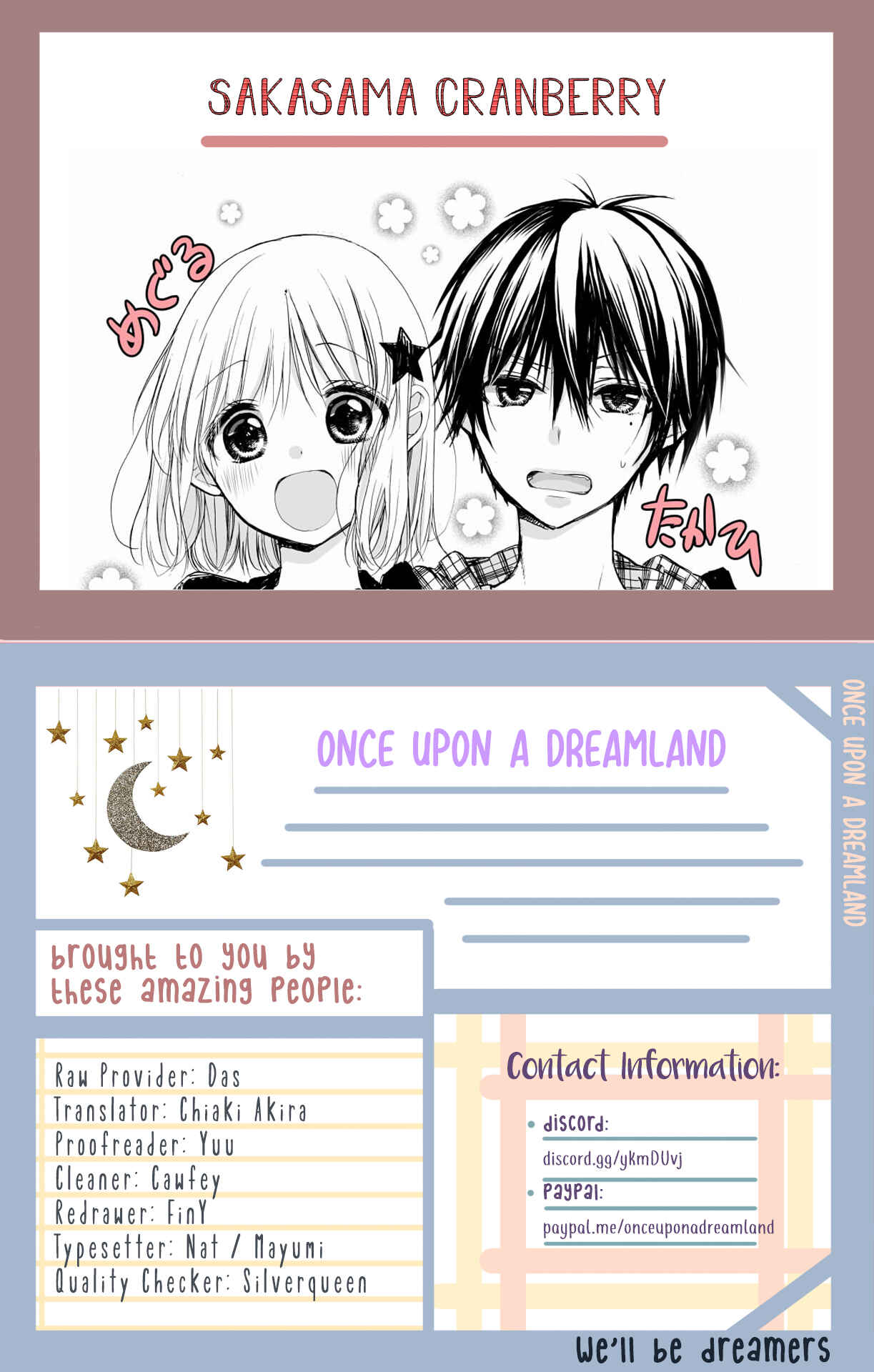 Page 1 Chapter 7.5 Sakasama Cranberry