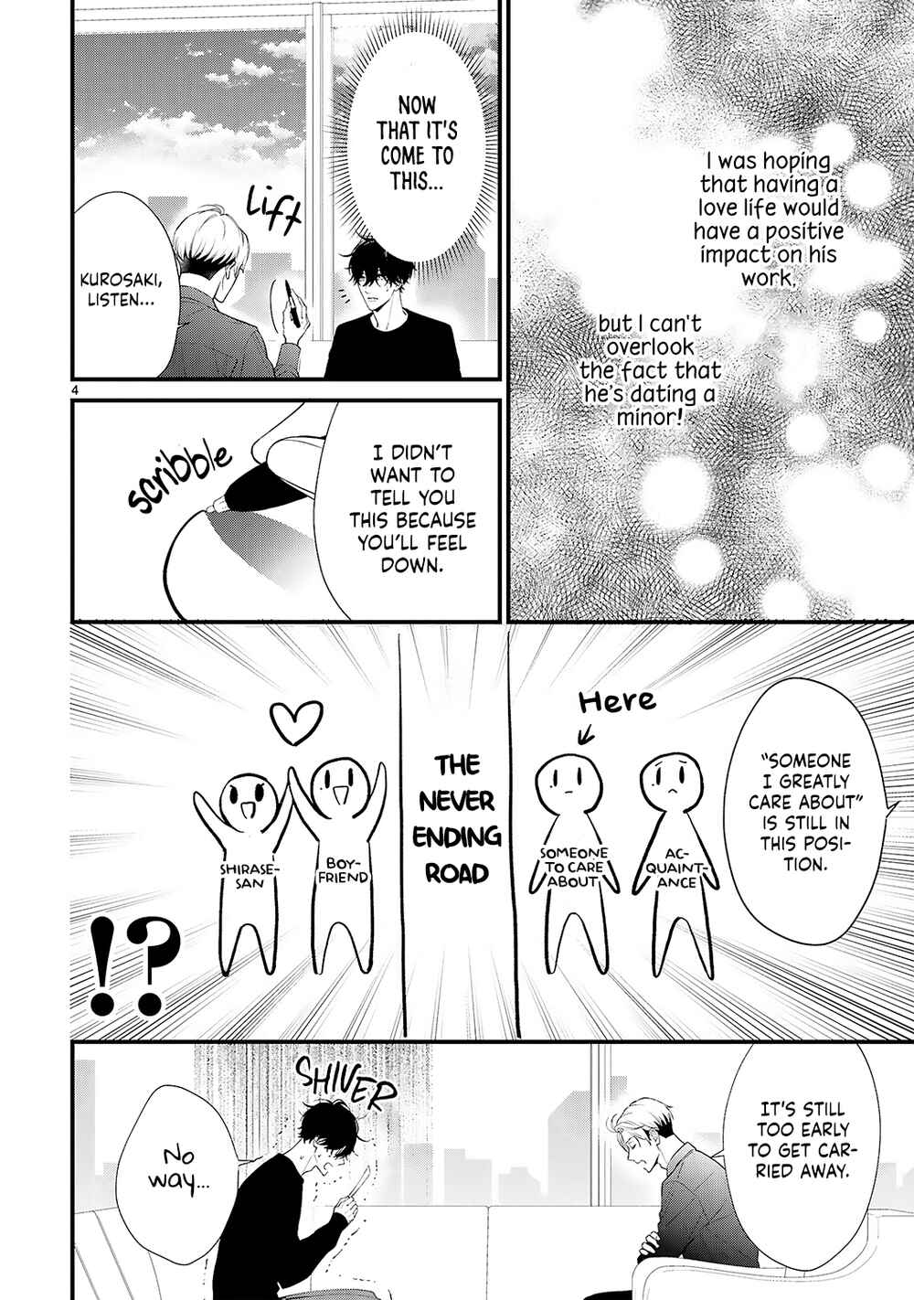 Page 6 Chapter 10 Kurosaki-san no Ichizuna Ai ga Tomaranai