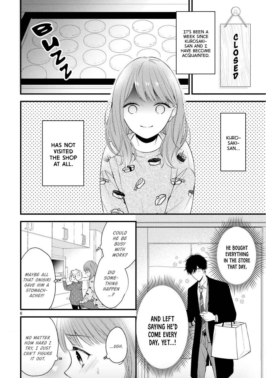 Page 6 Chapter 2 Kurosaki-san no Ichizuna Ai ga Tomaranai