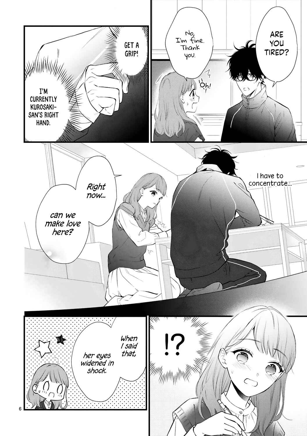 Page 10 Chapter 6 Kurosaki-san no Ichizuna Ai ga Tomaranai