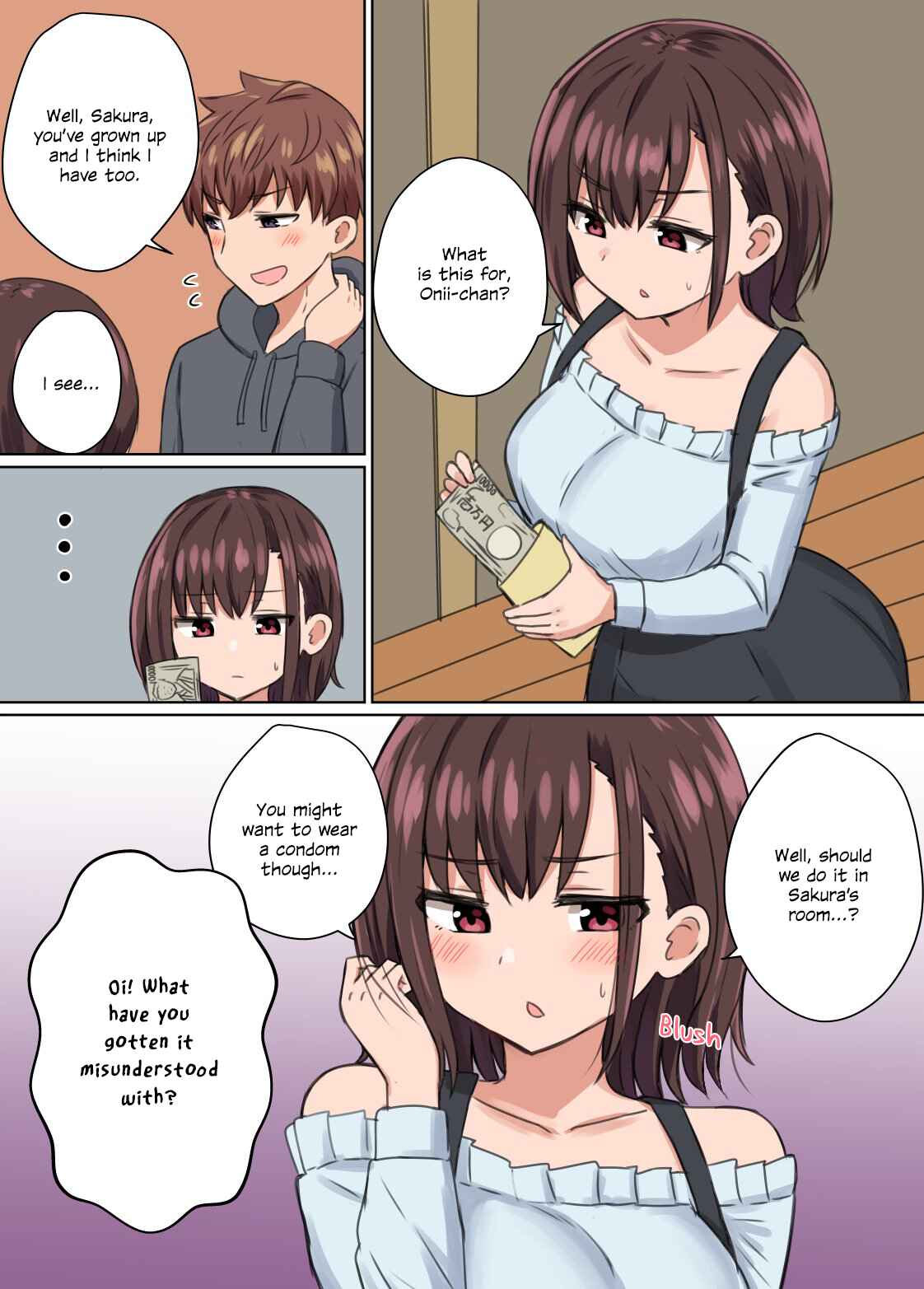 Page 1 Chapter Unknown_30d0 Shougatsu Yasumi ni Kisei shite Juumai no JK ni Okane o Ageru Hanashi