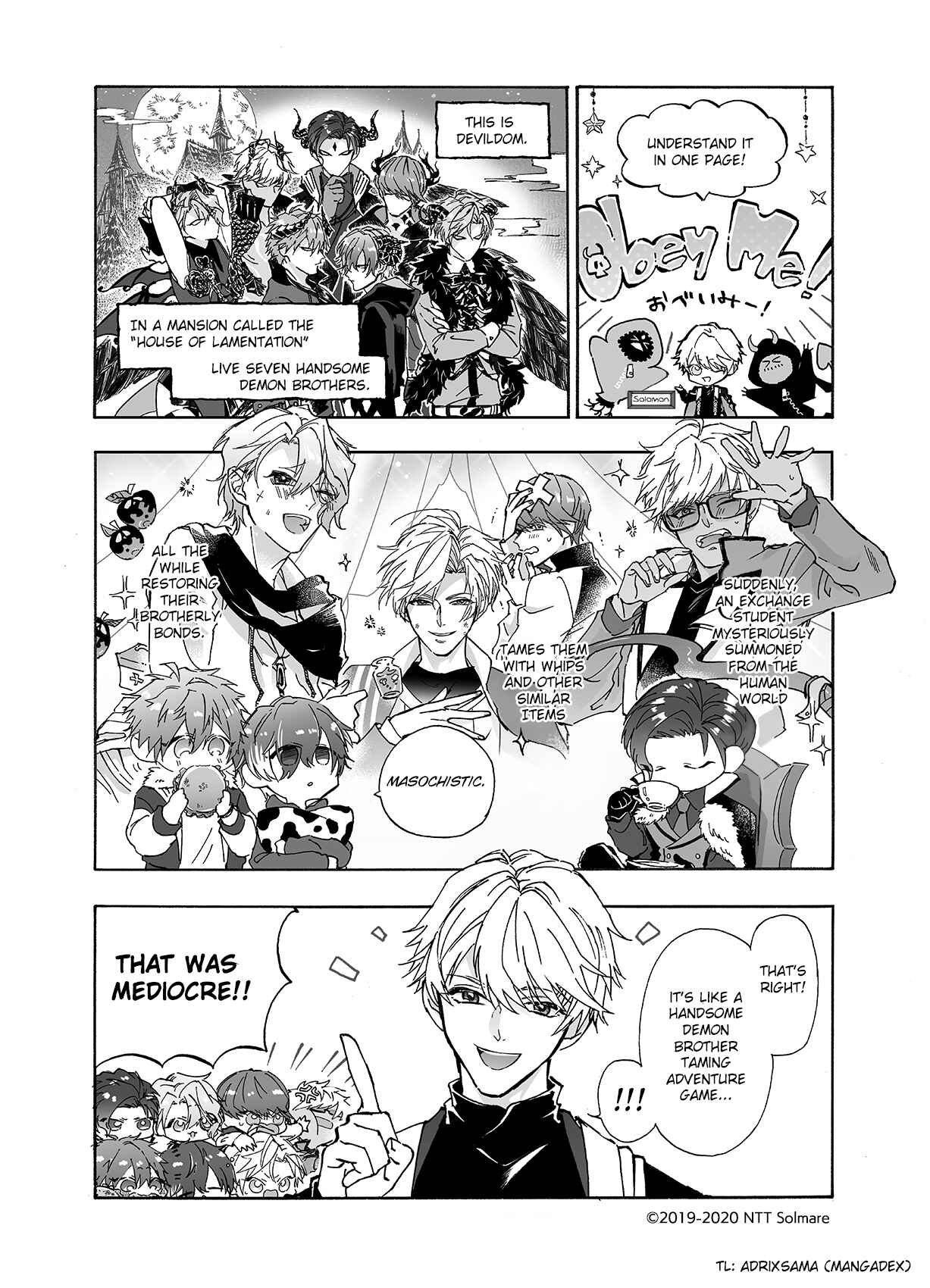 Page 1 Chapter 1 Obey Me! Misadventures