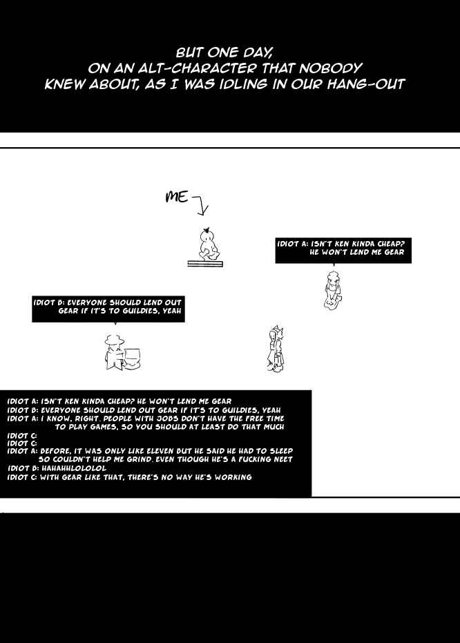 Page 12 Chapter 8 I got stuck in real life, so its okay to get addicted to an MMO, right?