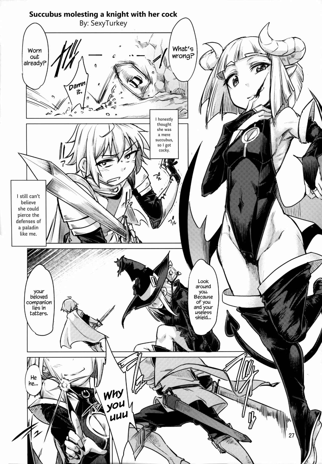 Page 1 Chapter Unknown_f607 Chinchin Succubus ga Kishi Ketsu o Ijiru Yatsu