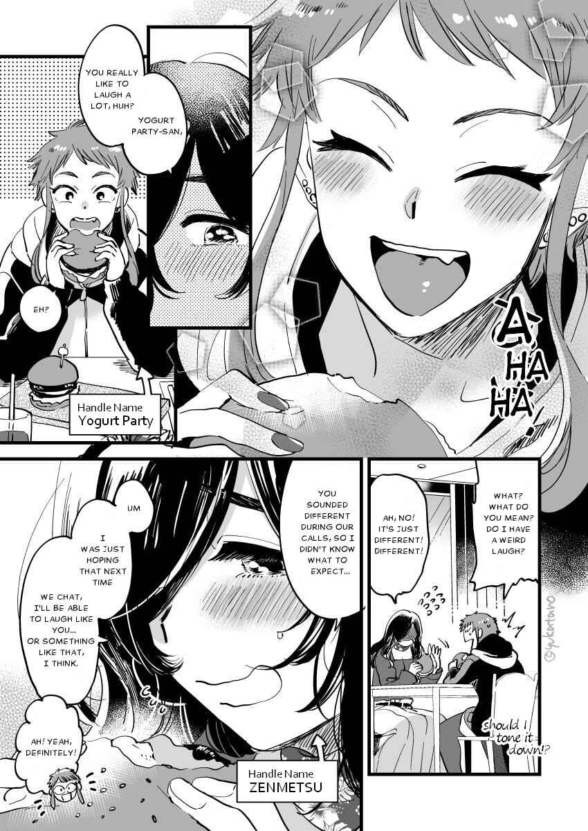 Page 2 Chapter Unknown_7cc8 A manga about a woman and a woman who occasionally chat online and are meeting up for the first time on their day off