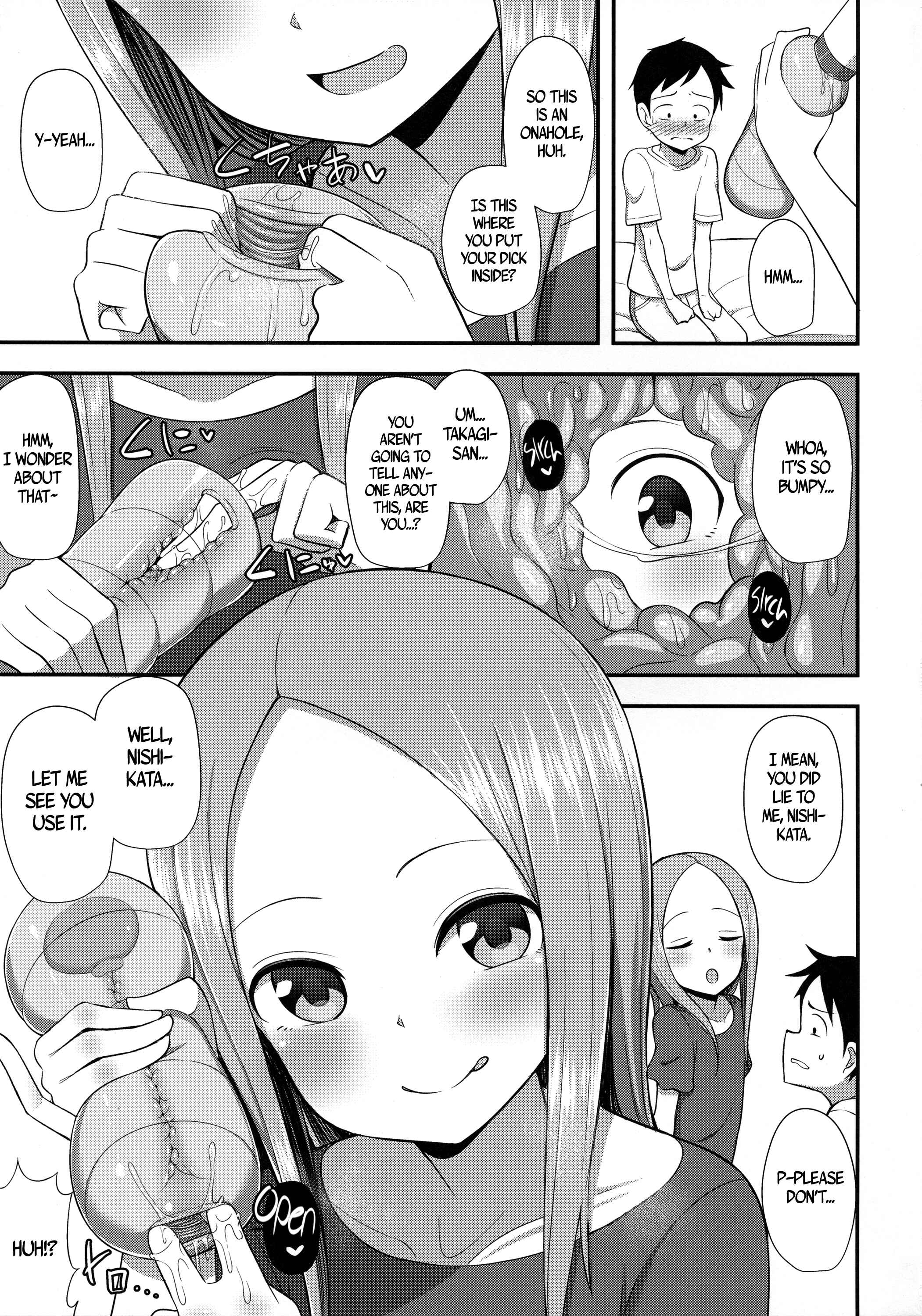 Page 4 Chapter Unknown_4350 Karakai Jouzu no Takagi-san - Takagi-san to Onahole (Doujinshi)