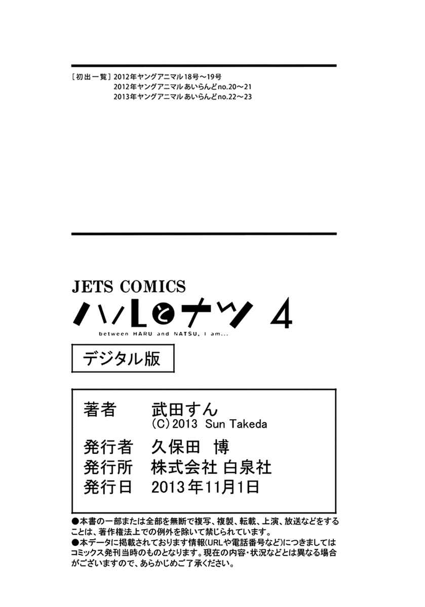 Page 37 Chapter 20 Haru to Natsu