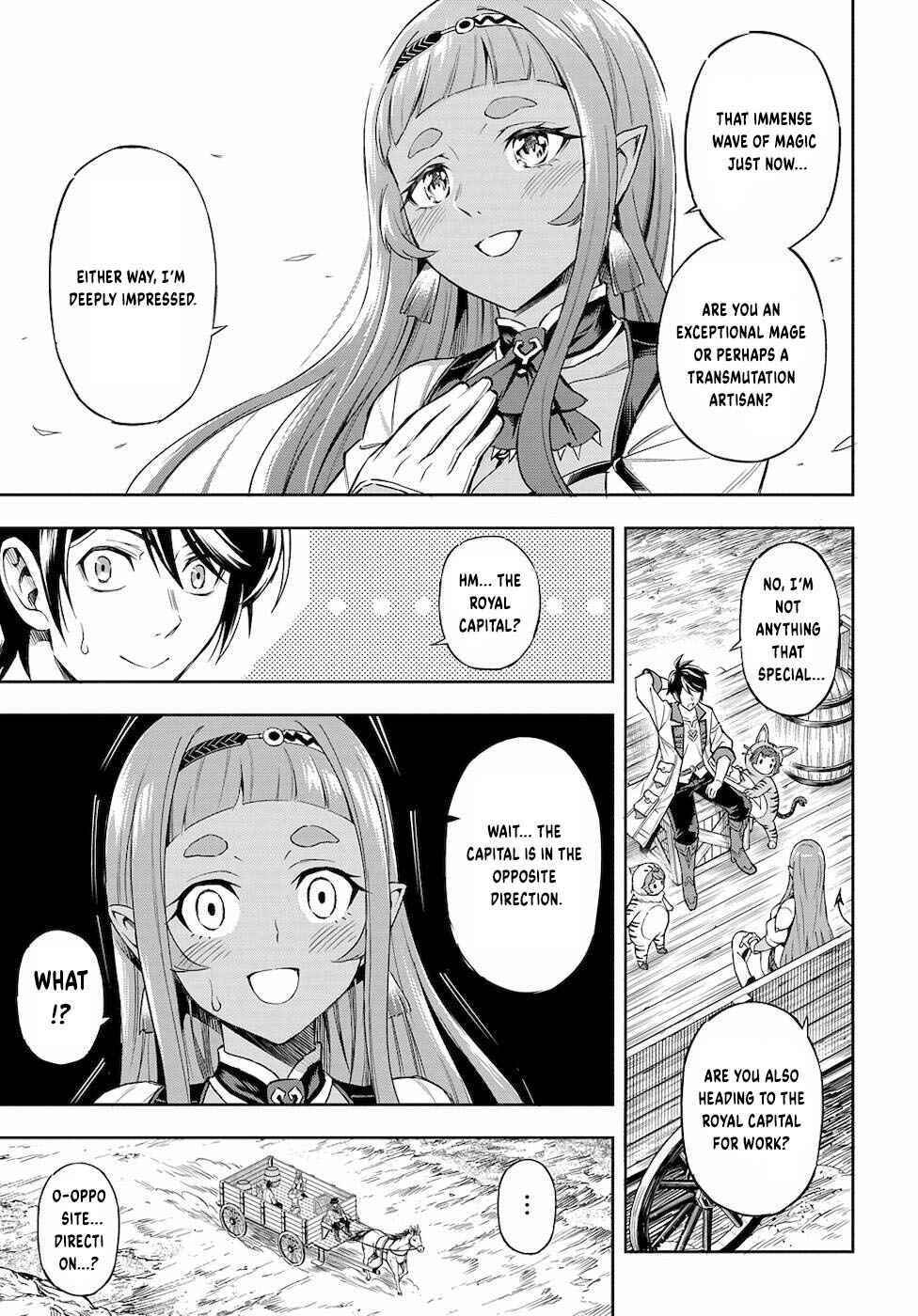 Page 24 Chapter 2 Meikyuu Teikoku no Tsukurikata - Renseijutsushi wa Mazu Risou no Mura wo Kaitaku Shimasu