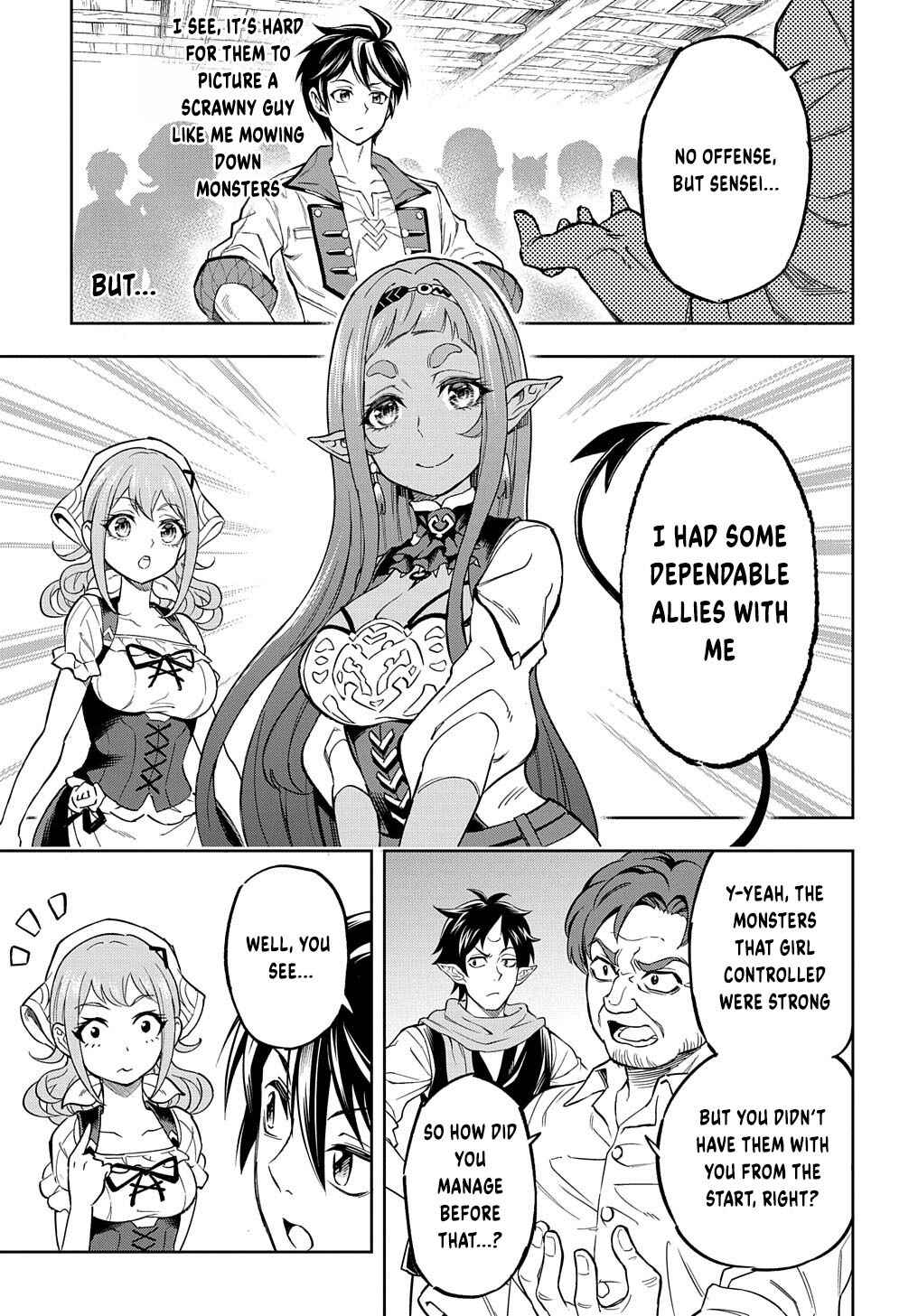 Page 13 Chapter 11 Meikyuu Teikoku no Tsukurikata - Renseijutsushi wa Mazu Risou no Mura wo Kaitaku Shimasu
