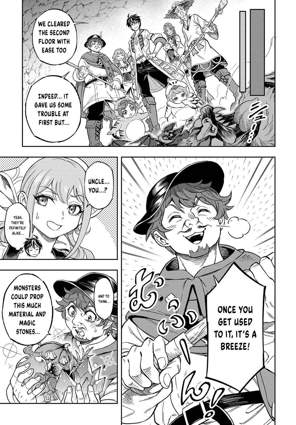 Page 35 Chapter 11 Meikyuu Teikoku no Tsukurikata - Renseijutsushi wa Mazu Risou no Mura wo Kaitaku Shimasu