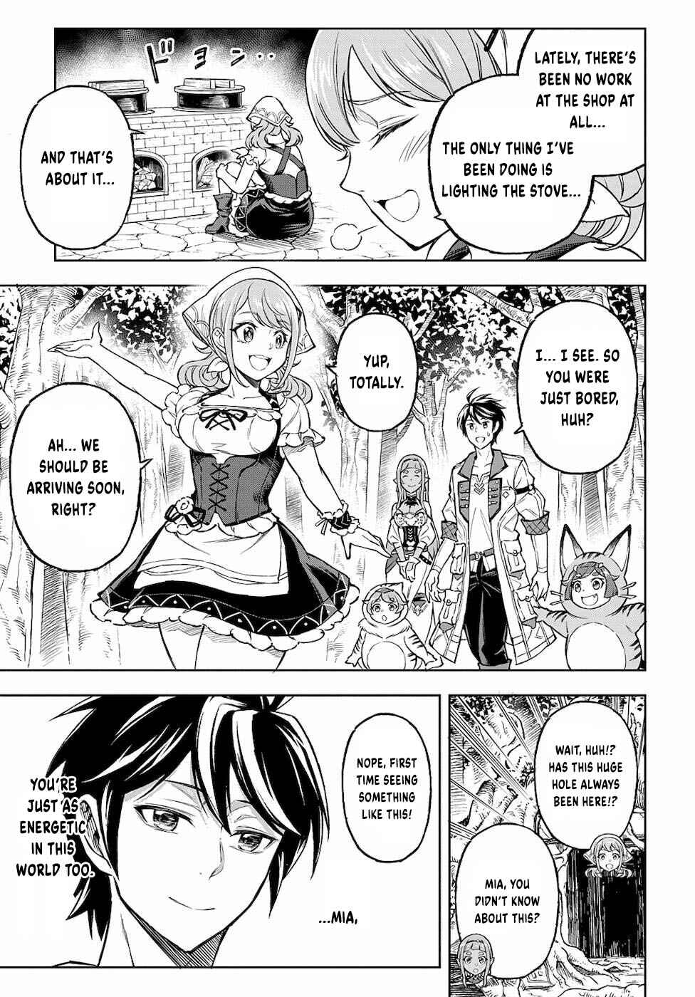 Page 9 Chapter 4 Meikyuu Teikoku no Tsukurikata - Renseijutsushi wa Mazu Risou no Mura wo Kaitaku Shimasu