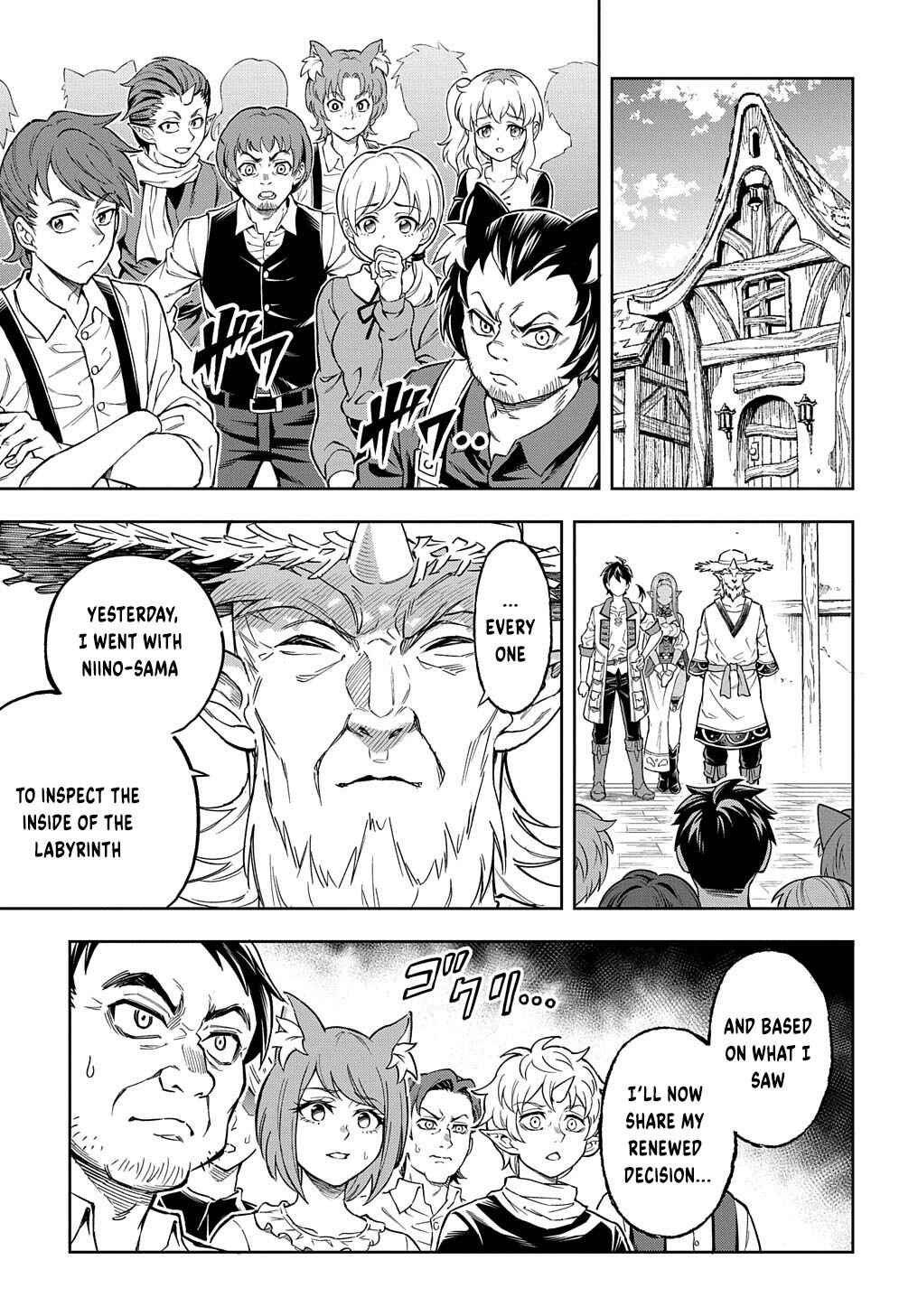 Page 10 Chapter 12 Meikyuu Teikoku no Tsukurikata - Renseijutsushi wa Mazu Risou no Mura wo Kaitaku Shimasu