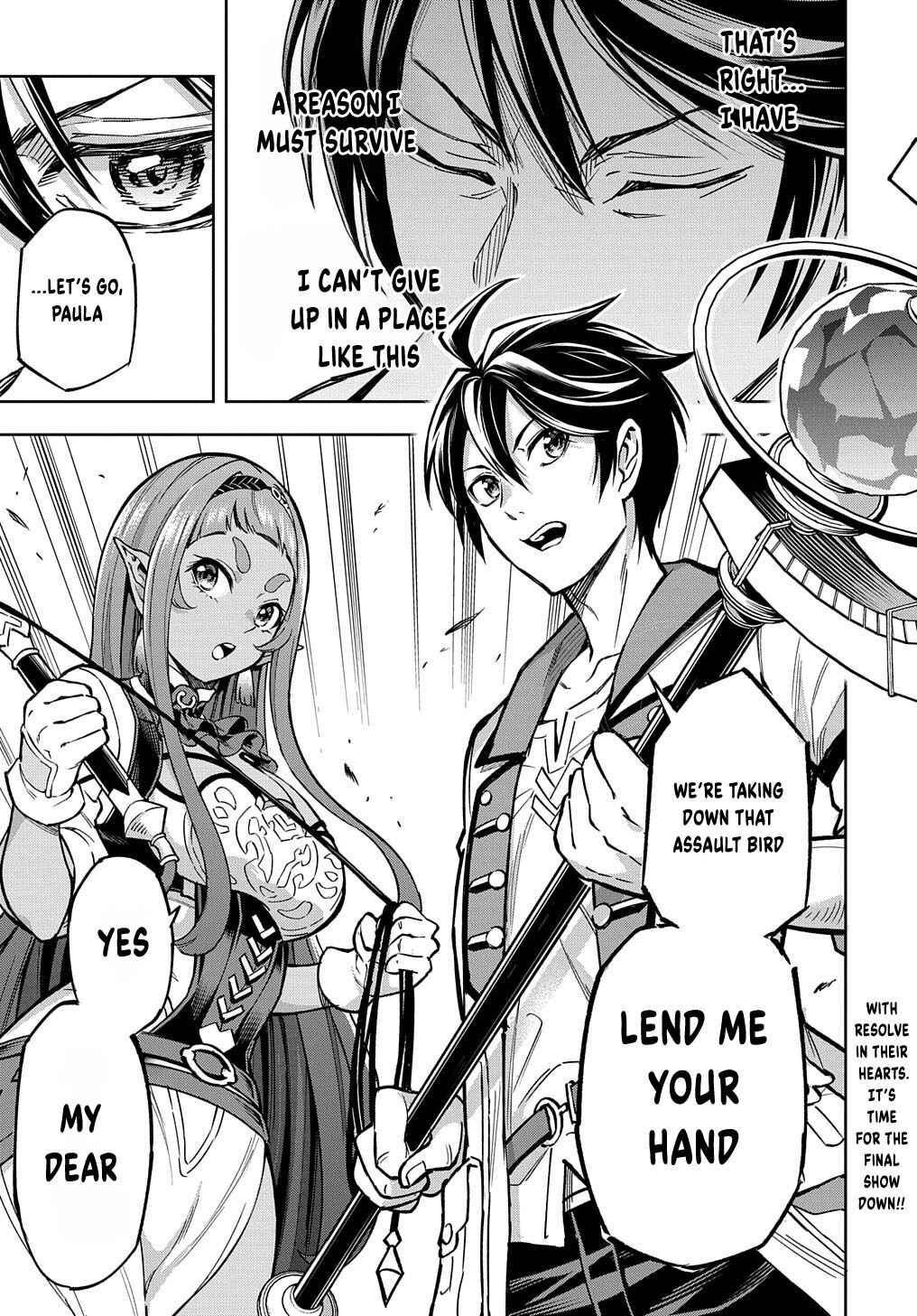 Page 35 Chapter 14 Meikyuu Teikoku no Tsukurikata - Renseijutsushi wa Mazu Risou no Mura wo Kaitaku Shimasu