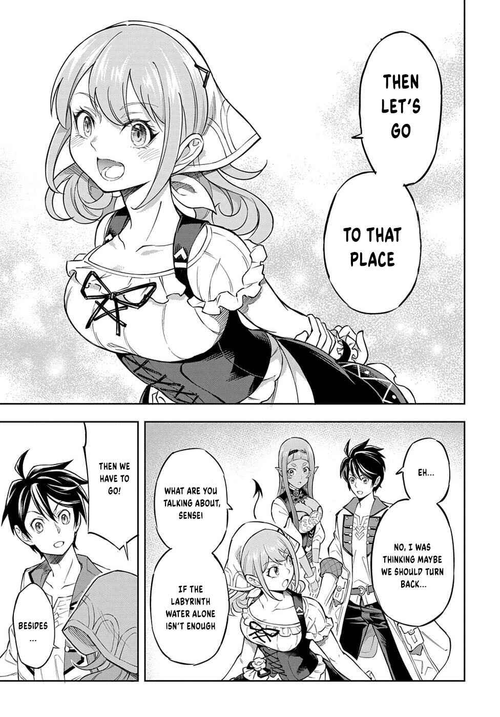 Page 16 Chapter 7 Meikyuu Teikoku no Tsukurikata - Renseijutsushi wa Mazu Risou no Mura wo Kaitaku Shimasu