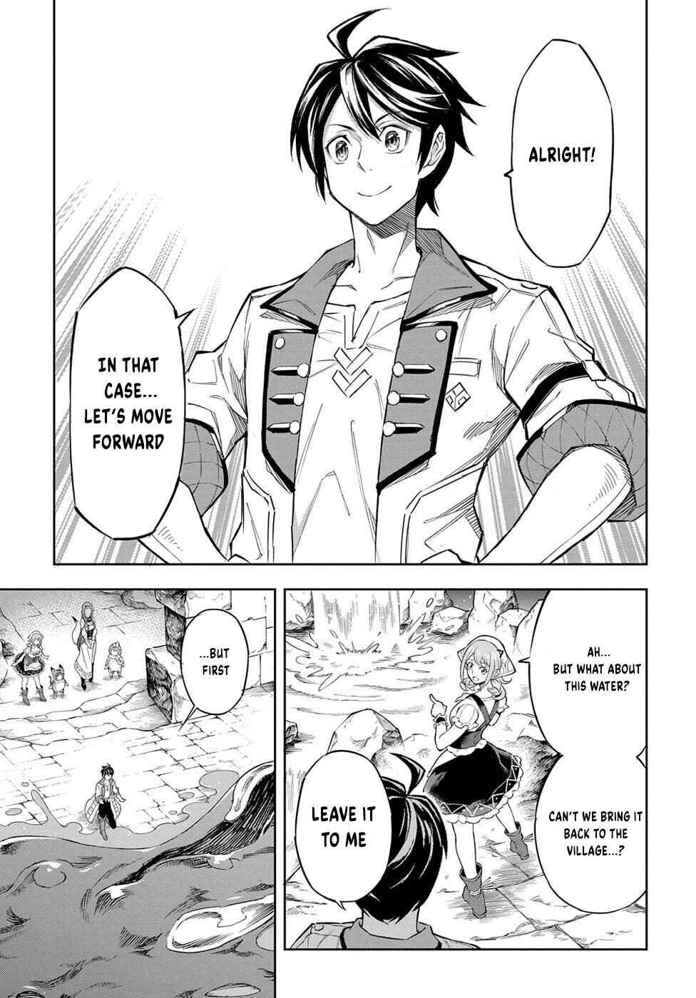 Page 18 Chapter 7 Meikyuu Teikoku no Tsukurikata - Renseijutsushi wa Mazu Risou no Mura wo Kaitaku Shimasu
