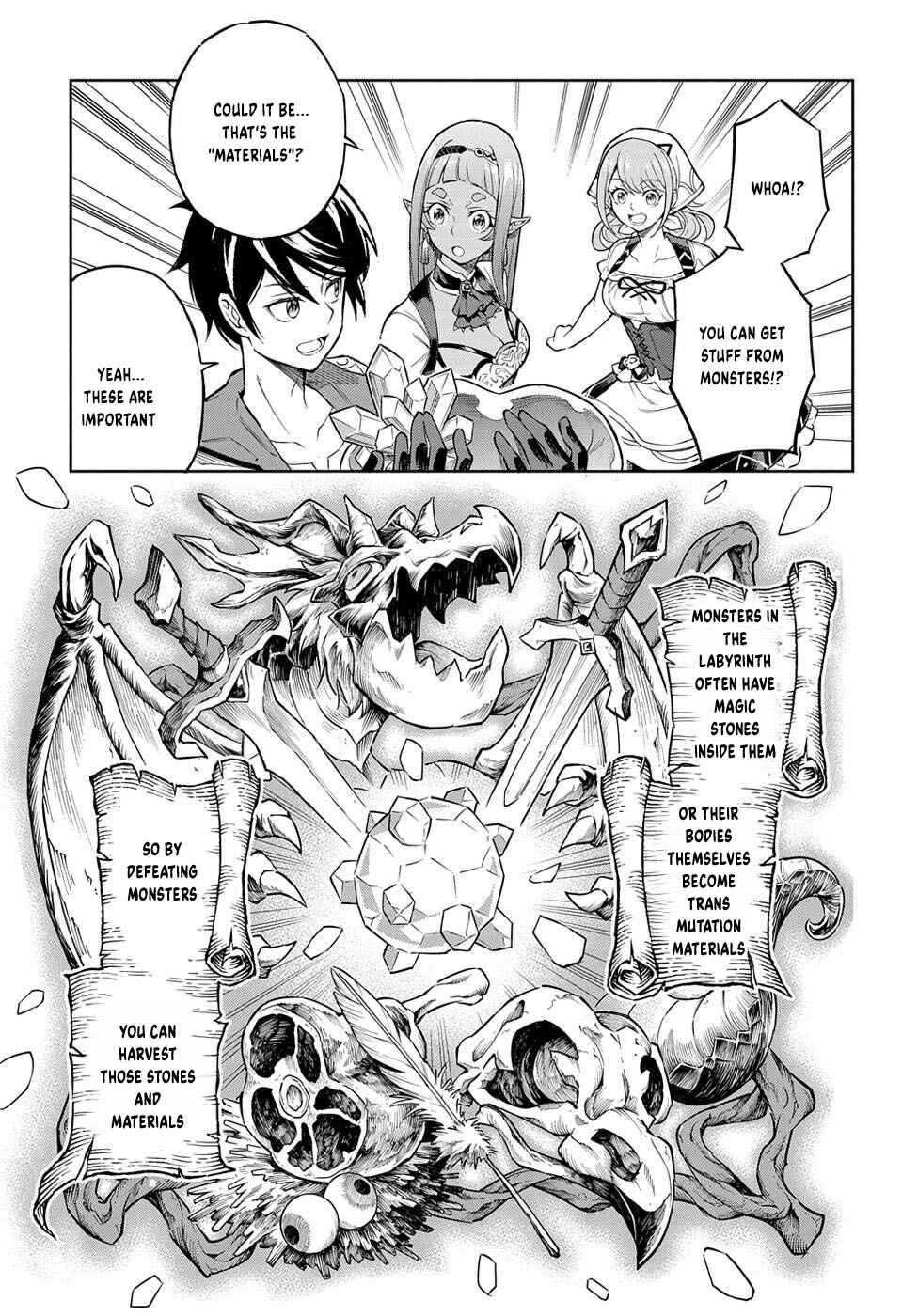 Page 20 Chapter 7 Meikyuu Teikoku no Tsukurikata - Renseijutsushi wa Mazu Risou no Mura wo Kaitaku Shimasu