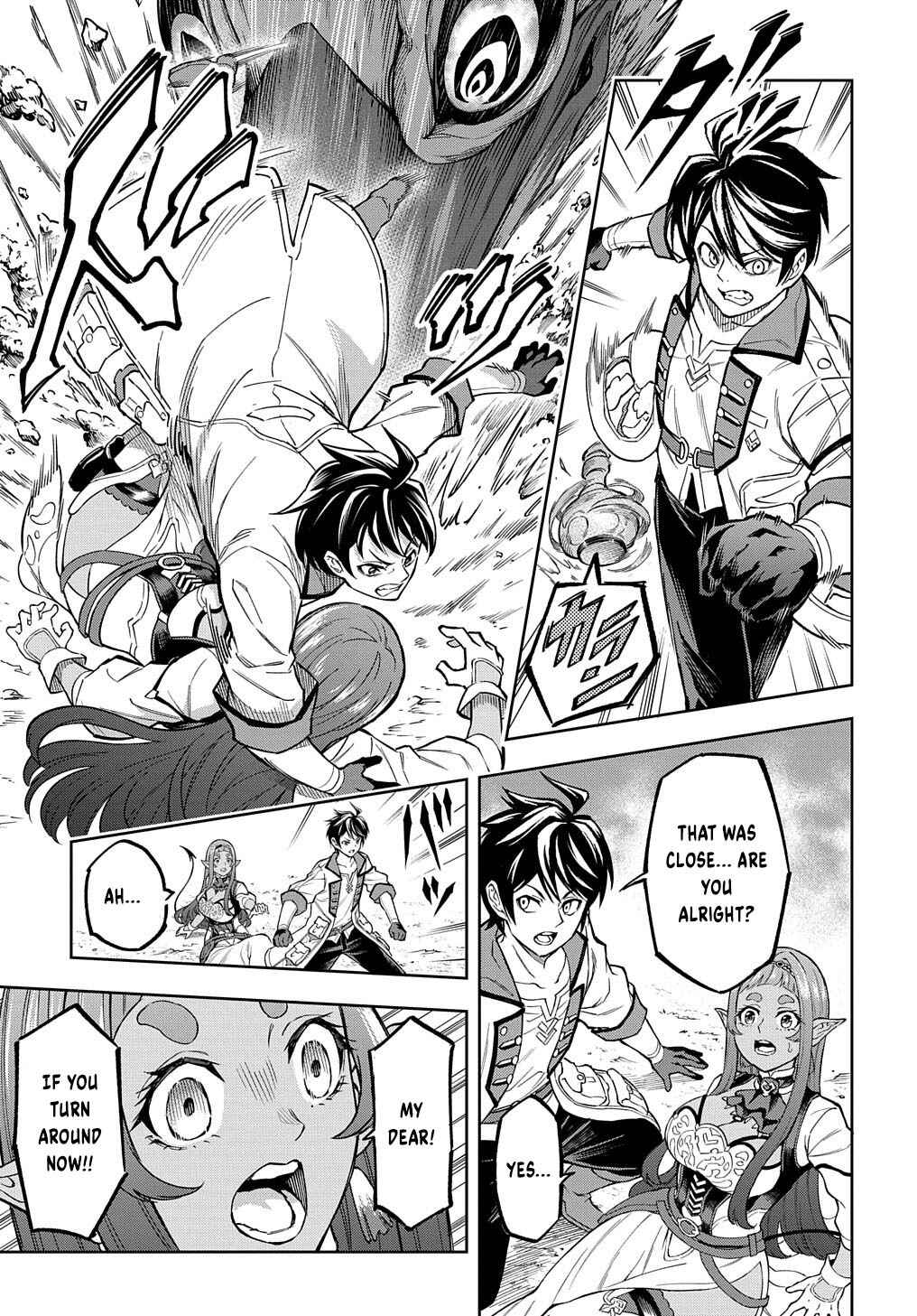 Page 34 Chapter 13 Meikyuu Teikoku no Tsukurikata - Renseijutsushi wa Mazu Risou no Mura wo Kaitaku Shimasu