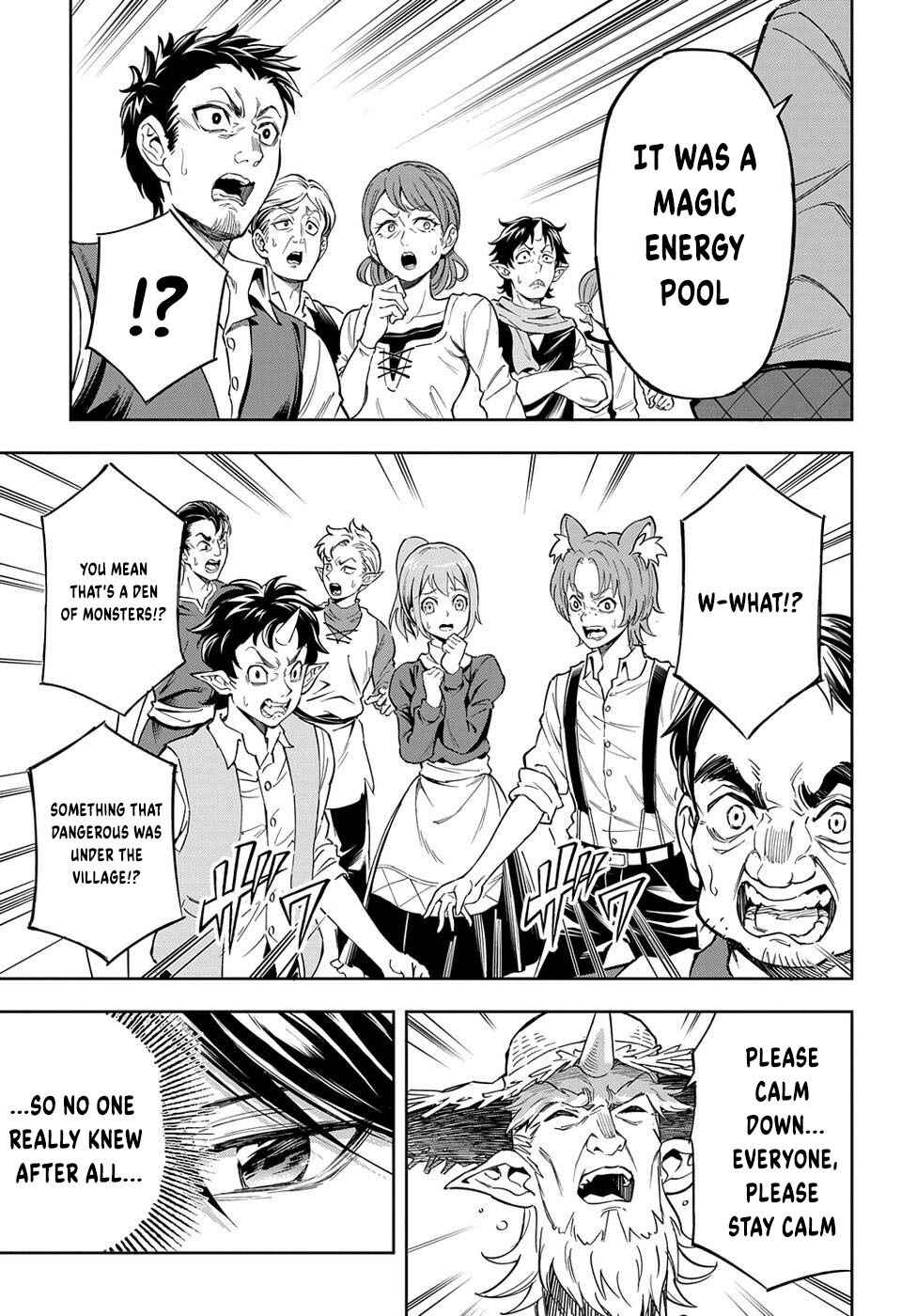 Page 28 Chapter 10 Meikyuu Teikoku no Tsukurikata - Renseijutsushi wa Mazu Risou no Mura wo Kaitaku Shimasu