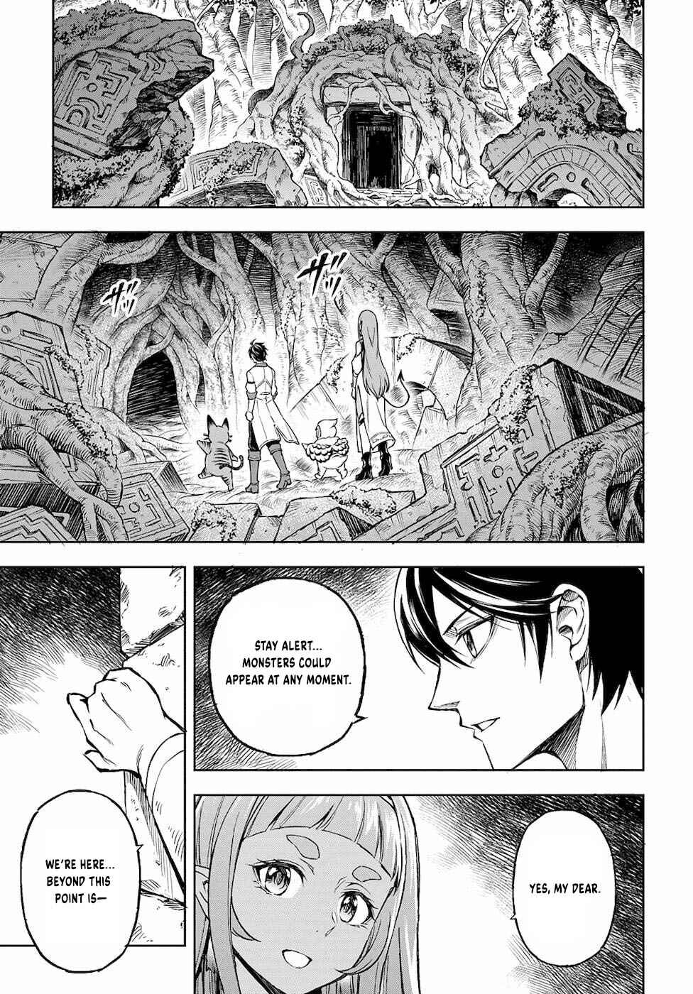 Page 28 Chapter 3 Meikyuu Teikoku no Tsukurikata - Renseijutsushi wa Mazu Risou no Mura wo Kaitaku Shimasu