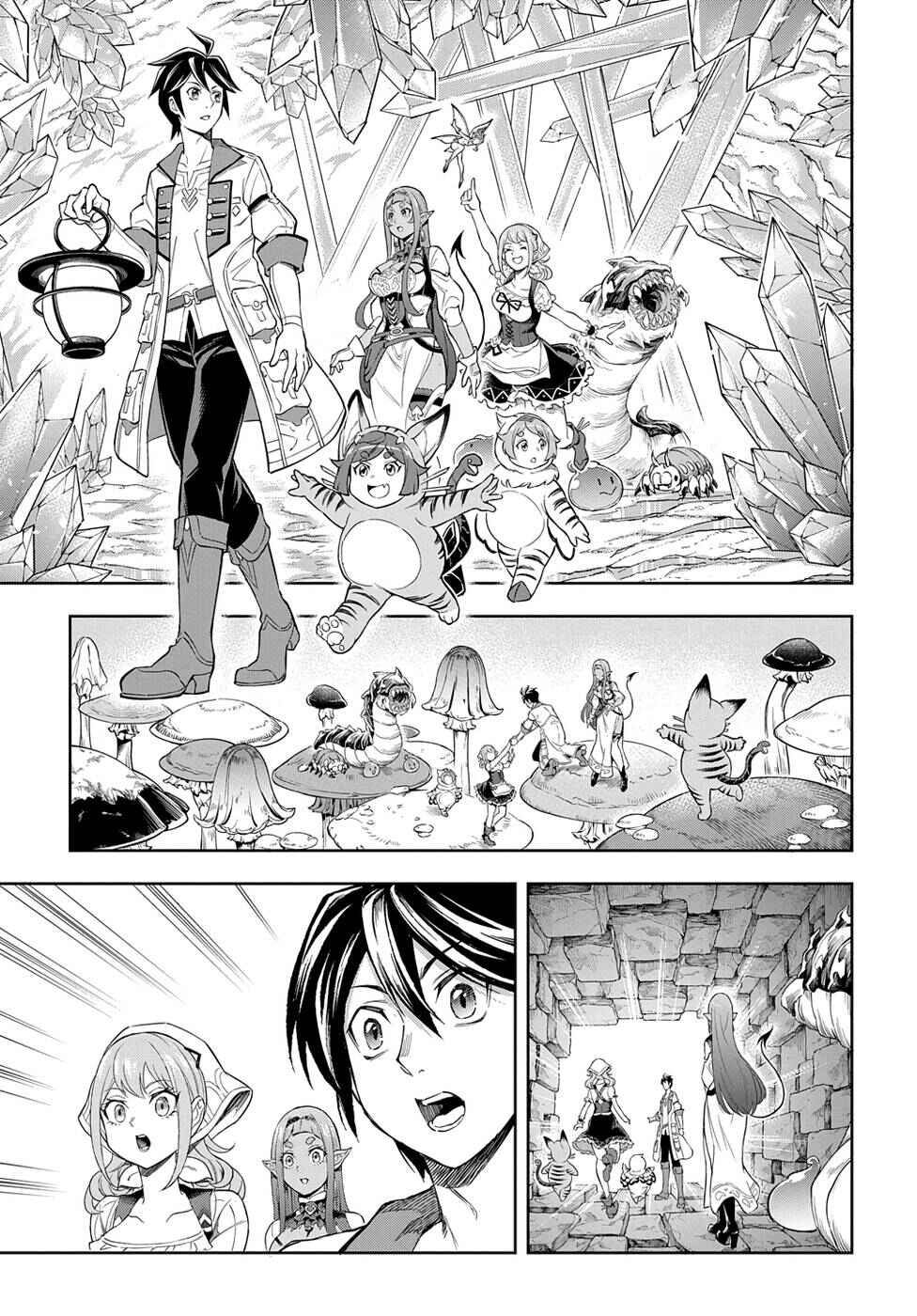 Page 32 Chapter 9 Meikyuu Teikoku no Tsukurikata - Renseijutsushi wa Mazu Risou no Mura wo Kaitaku Shimasu