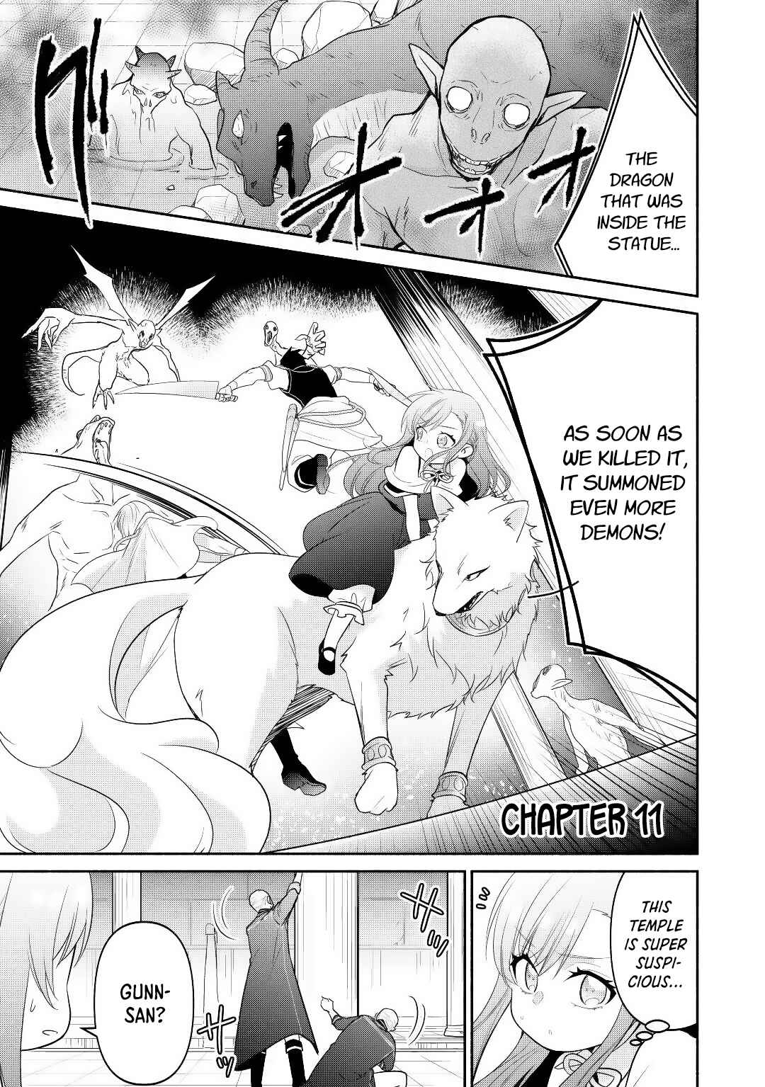 Page 1 Chapter 11 Tensei Youjo.: Shinjuu to Ouji to, Saikyou no Oji-san Youhei-dan no Naka de Ikiru