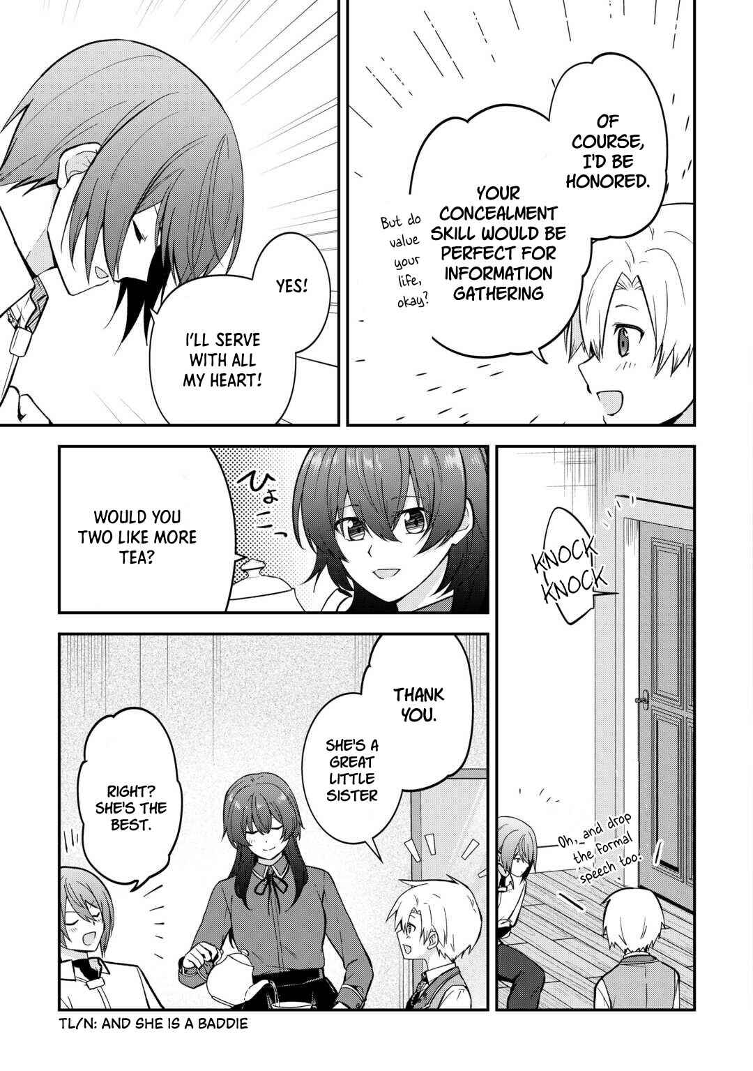 Page 34 Chapter 9 Kizokuka Sannan no Nariagari Life - Umarete Sugu ni Jingai Nintei Sareta Shounen wa Isekai wo Mankitsu Suru