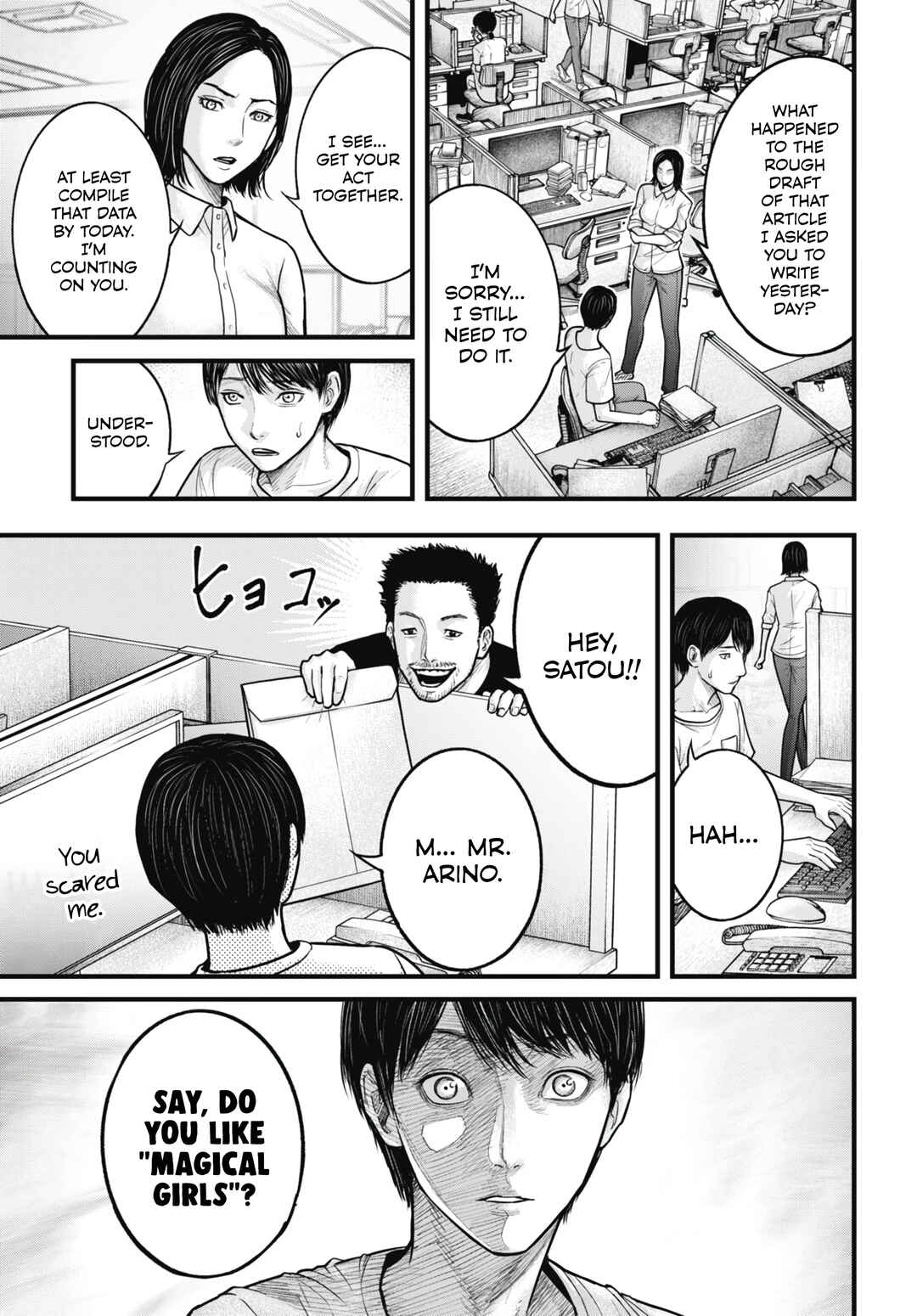 Page 9 Chapter 1 Magical Girl Yamada: The Record of a Manga Editor