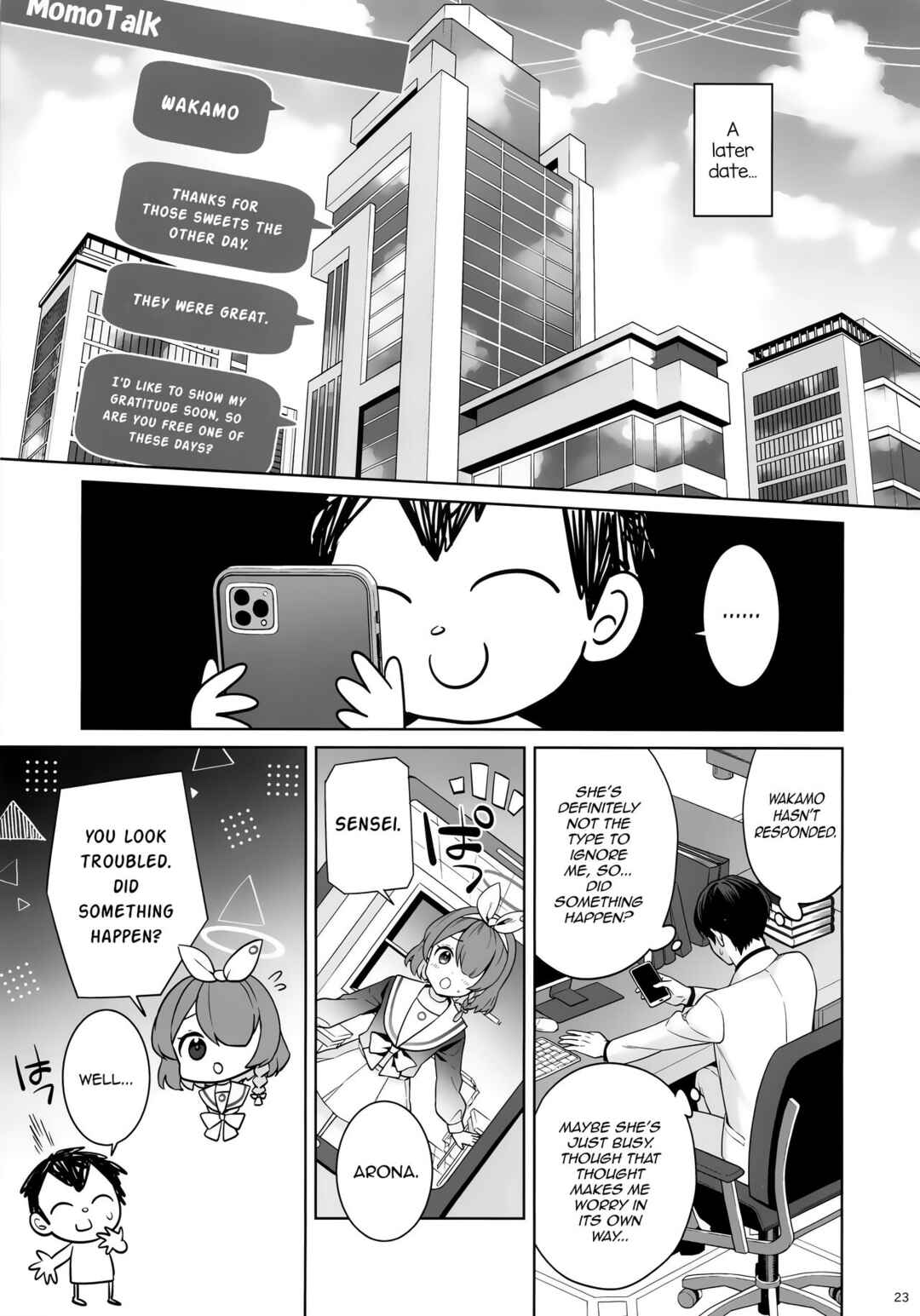 Page 21 Chapter 1 Blue Archive - Junjou Renjou Hatsujou Kitsune (Doujinshi)