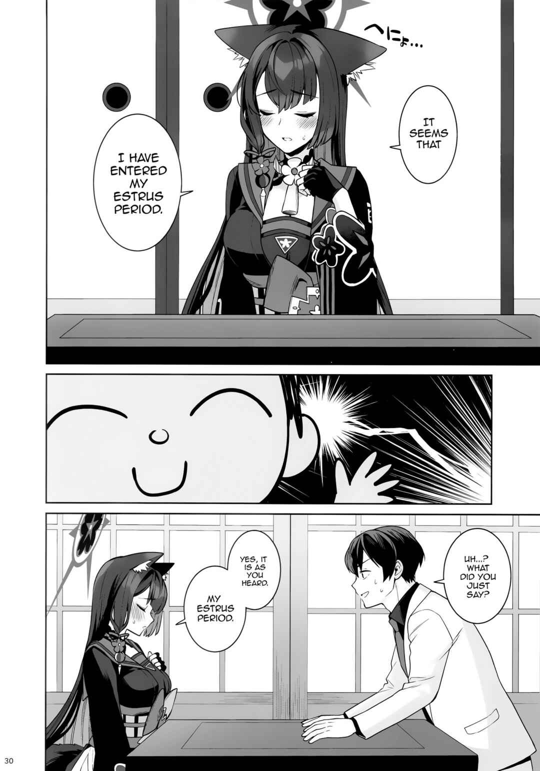 Page 28 Chapter 1 Blue Archive - Junjou Renjou Hatsujou Kitsune (Doujinshi)