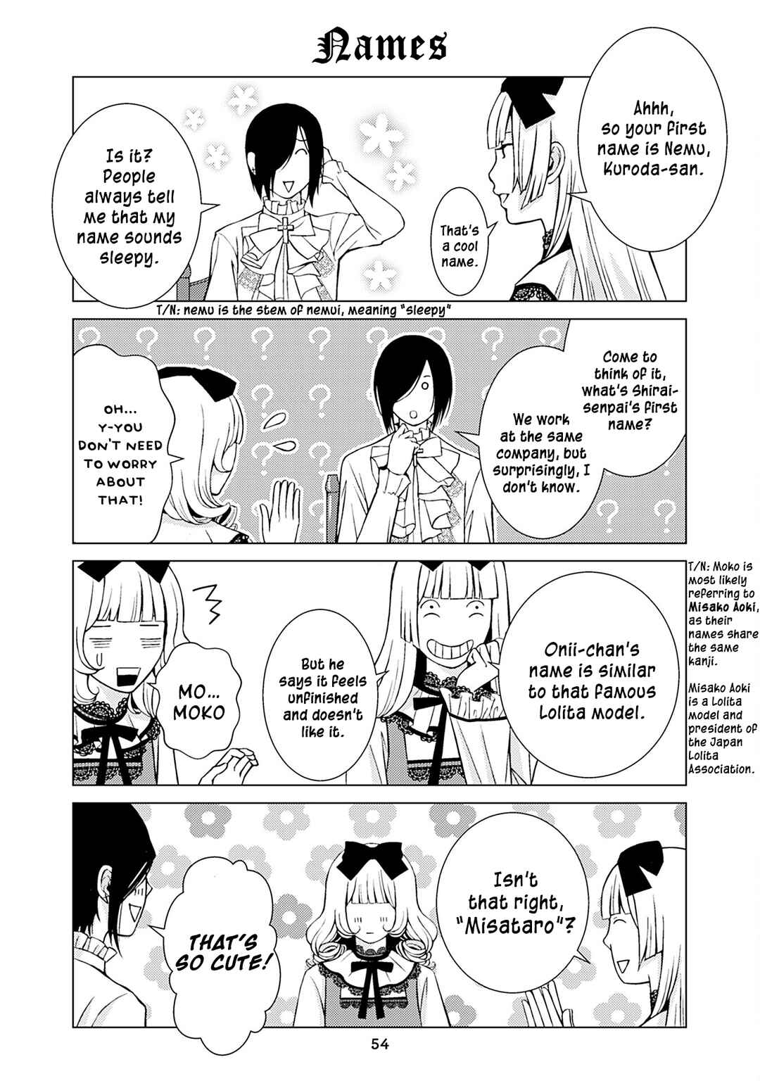 Page 1 Chapter 52 Goth Lady and Lolita Boy