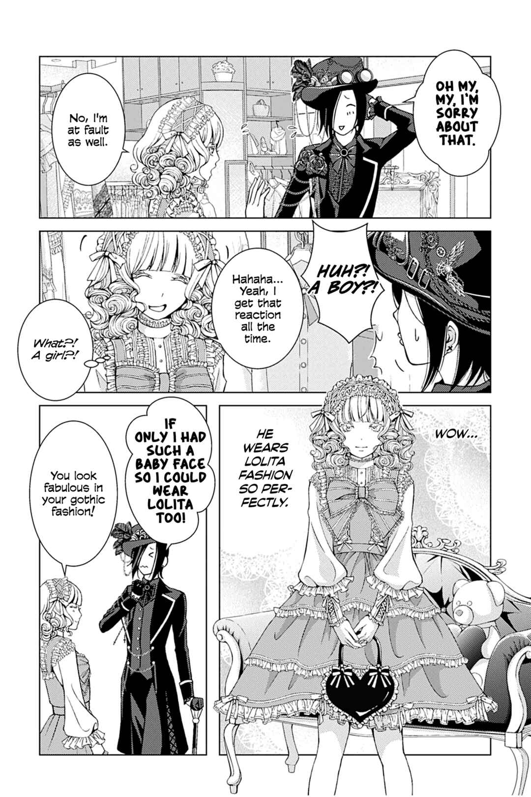 Page 1 Chapter 2 Goth Lady and Lolita Boy