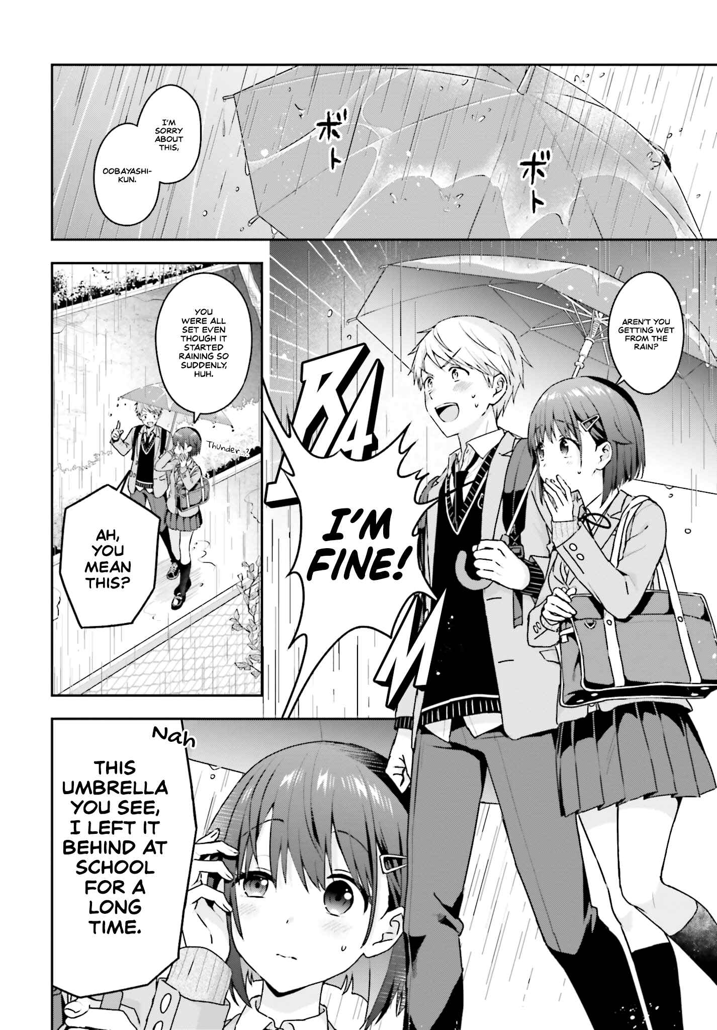 Page 2 Chapter 12 Koe no Chiisai Komori-san to Kusodeka Oogoe no Oobayashi-kun