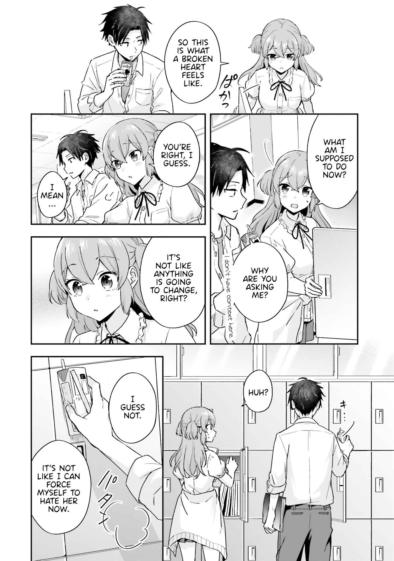 Page 3 Chapter 41 Koe no Chiisai Komori-san to Kusodeka Oogoe no Oobayashi-kun