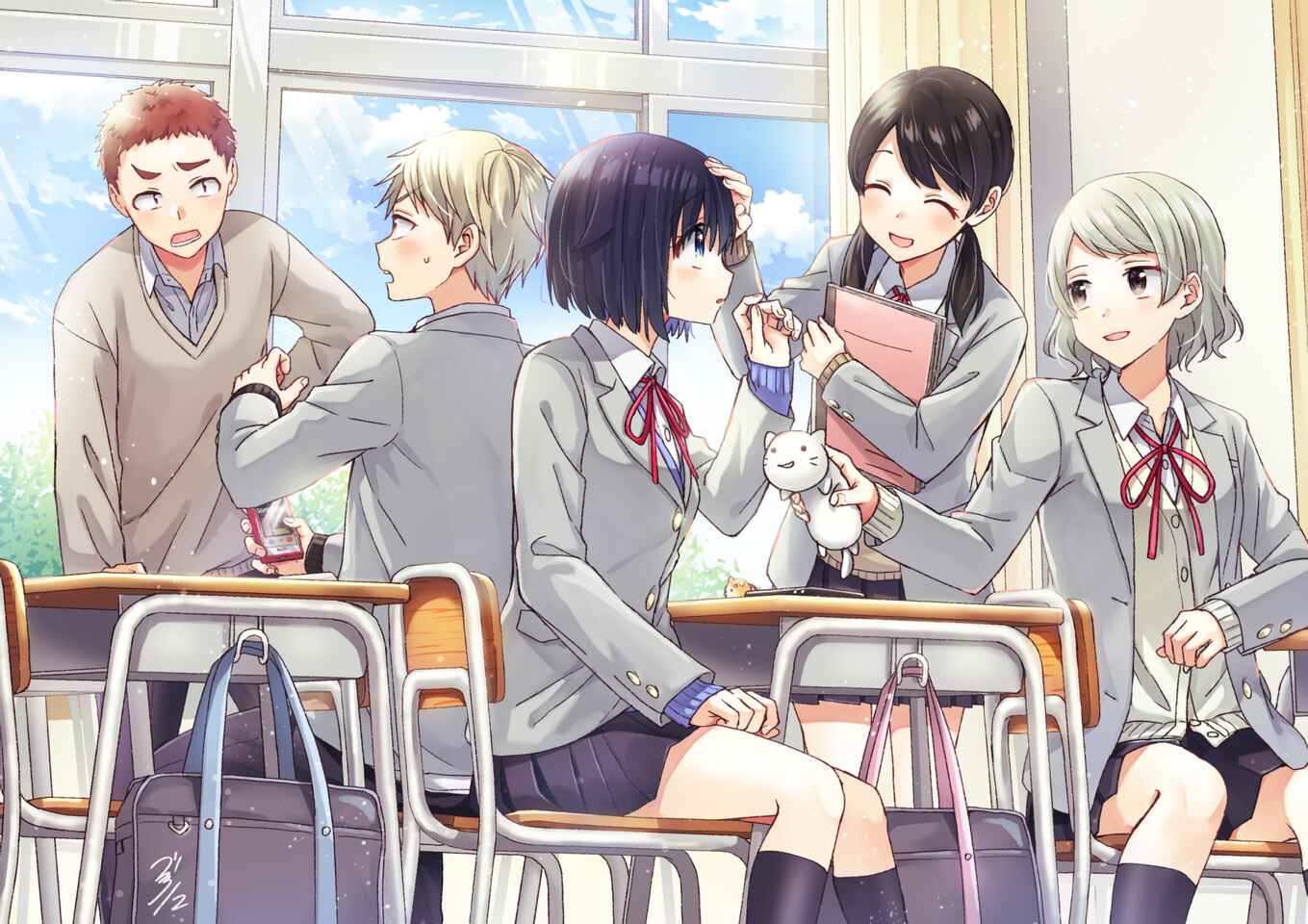 Page 6 Chapter 22 Koe no Chiisai Komori-san to Kusodeka Oogoe no Oobayashi-kun