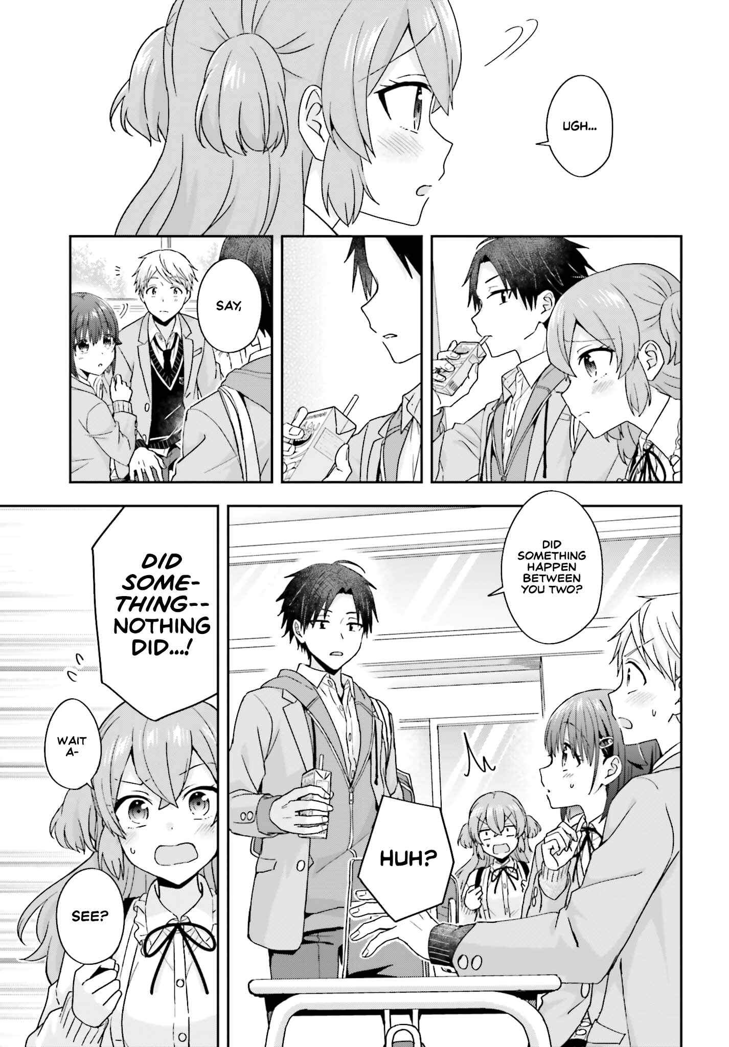 Page 3 Chapter 28 Koe no Chiisai Komori-san to Kusodeka Oogoe no Oobayashi-kun